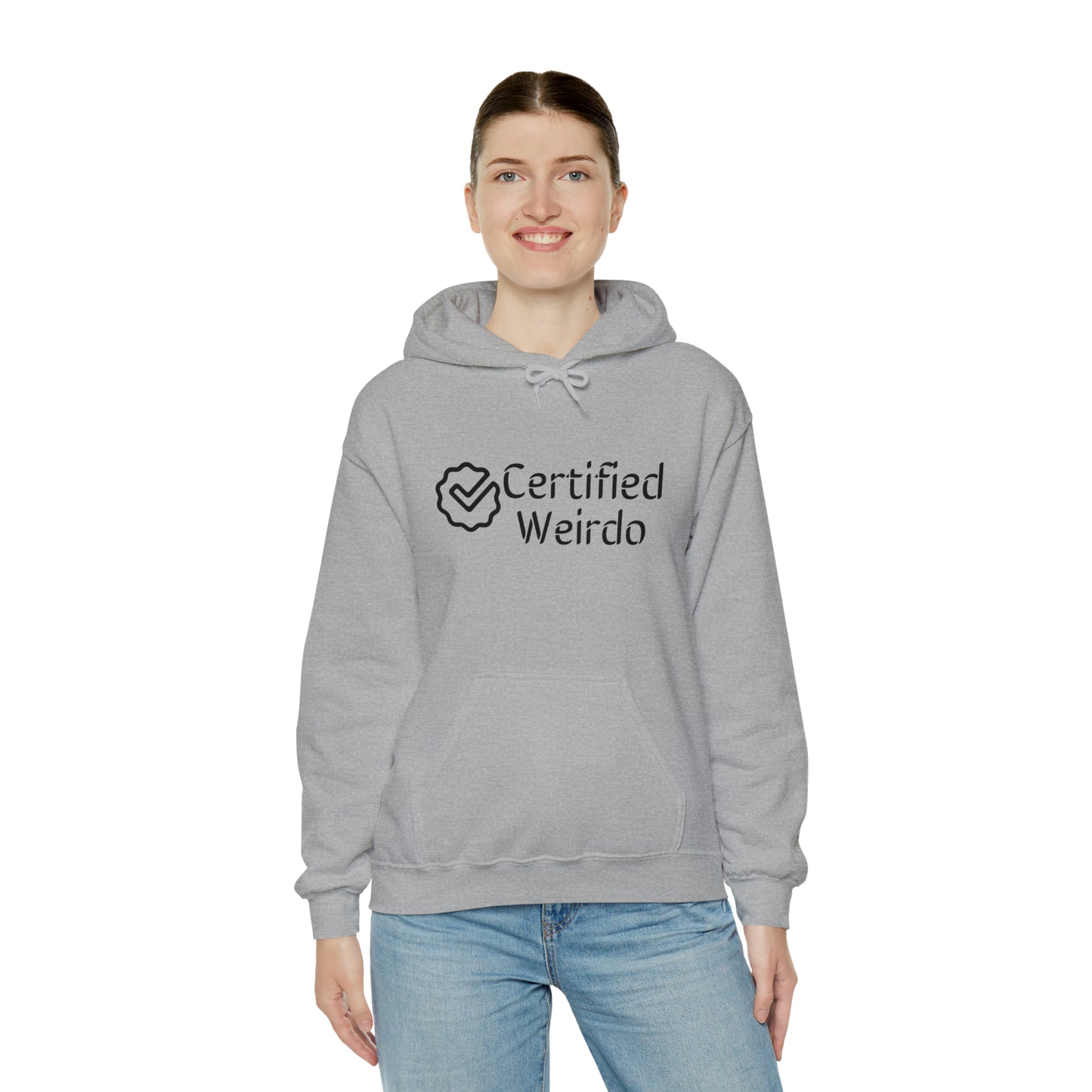 Certified Weirdo Hoodie | Unisex Heavy Blend™ Hooded Sweatshirt