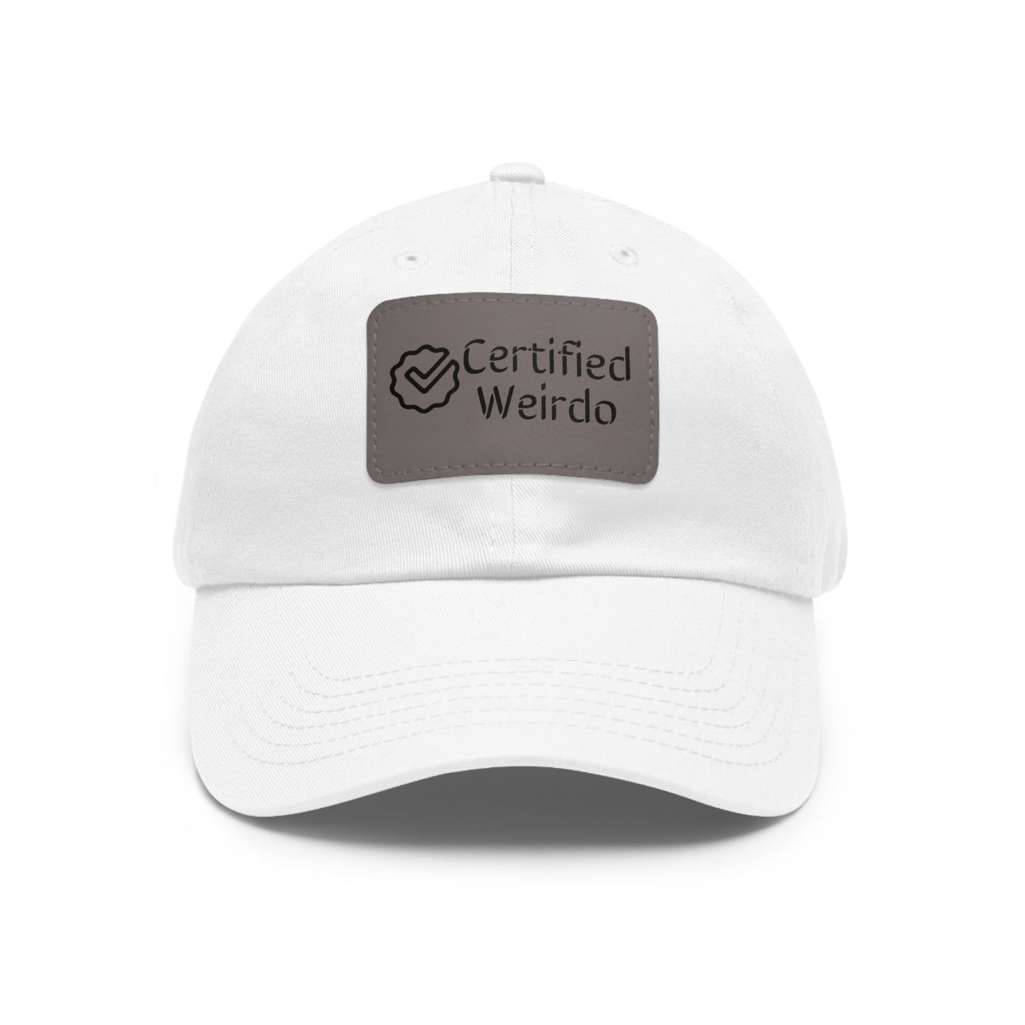 Certified Weirdo Hat with Leather Patch (Rectangle)