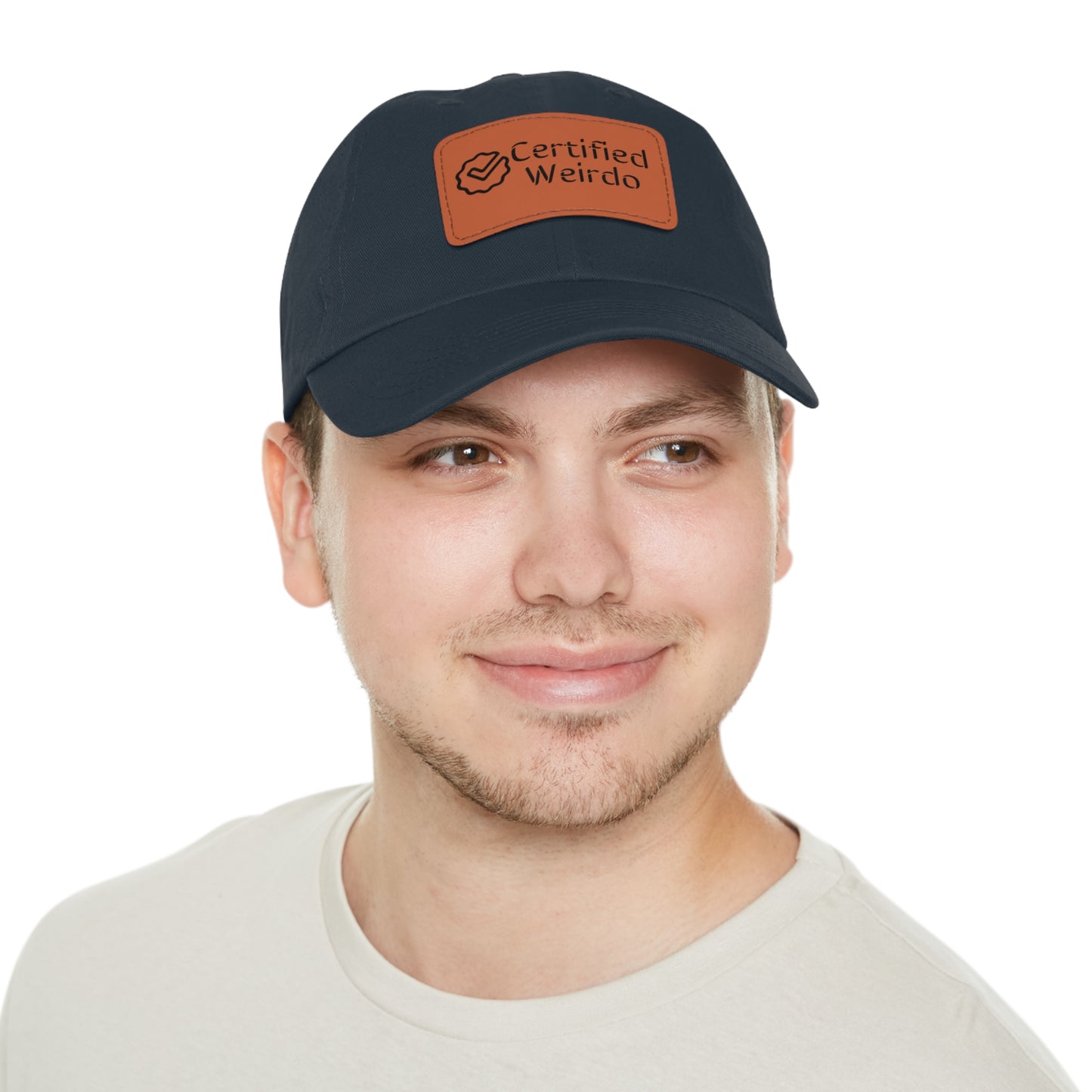 Certified Weirdo Hat with Leather Patch (Rectangle)
