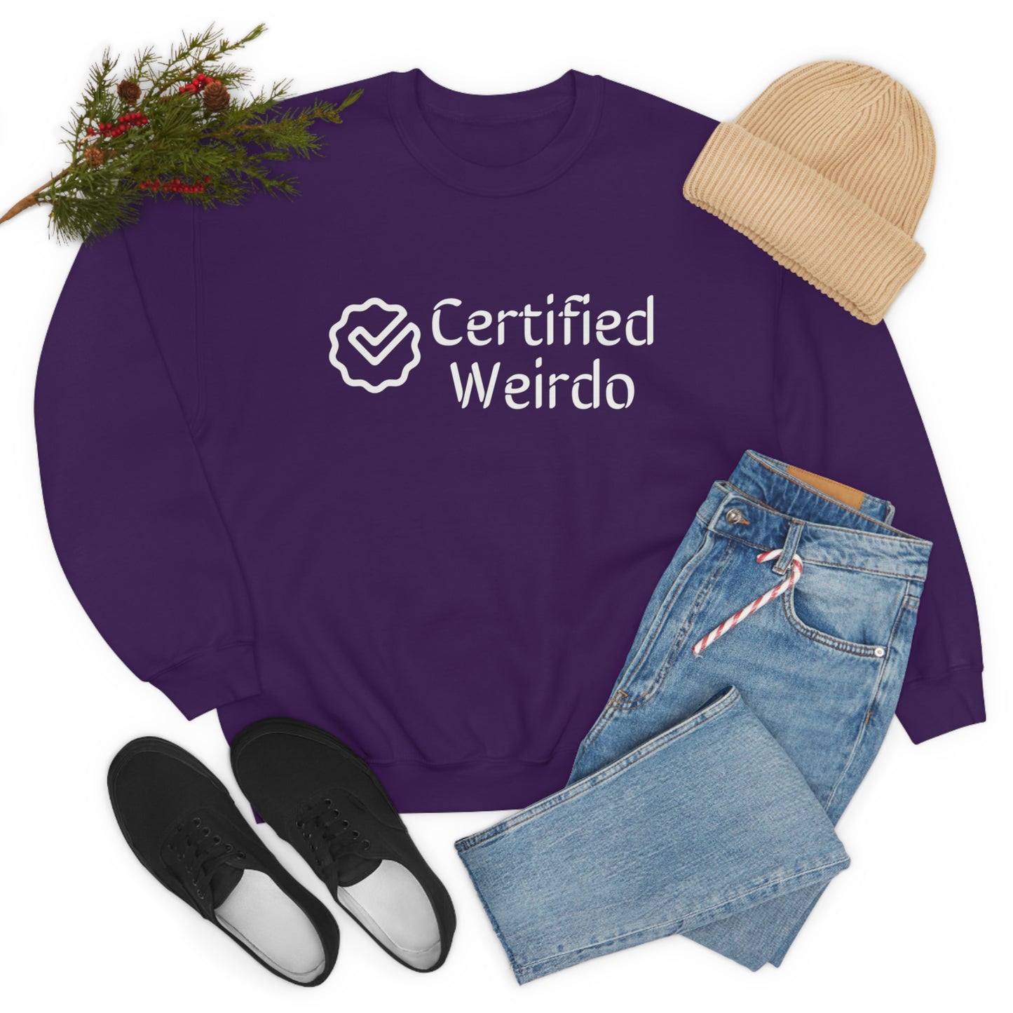 Certified Weirdo Sweatshirt | Unisex Heavy Blend™ Crewneck Sweatshirt