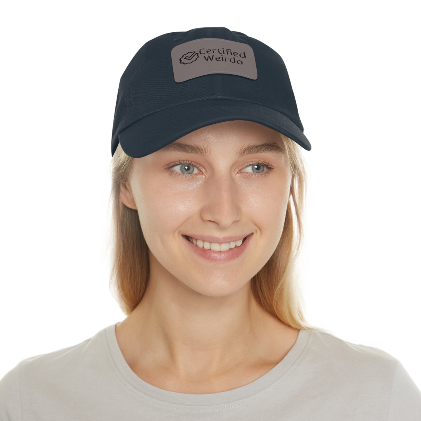Certified Weirdo Hat with Leather Patch (Rectangle)