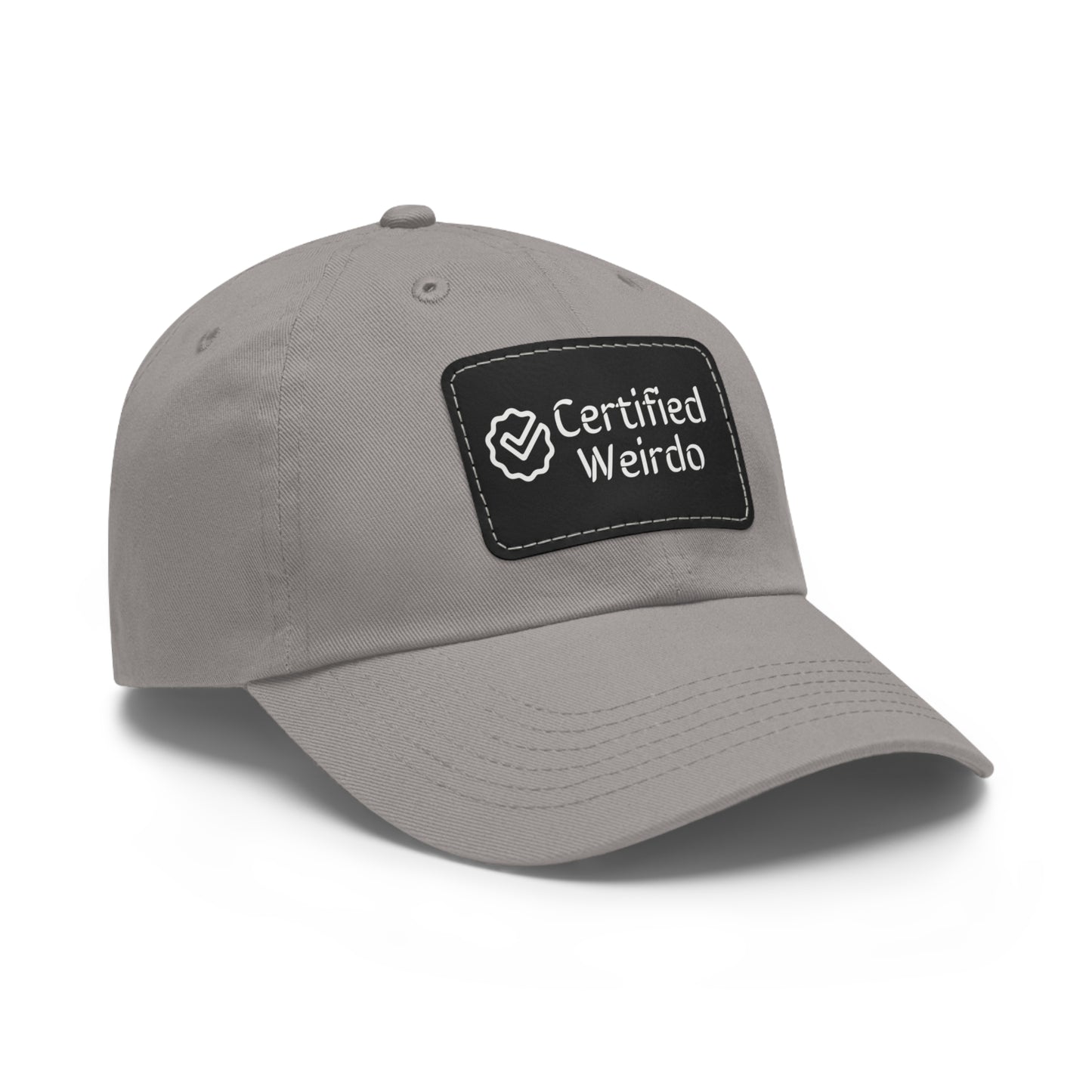 Certified Weirdo Hat with Leather Patch (Rectangle)
