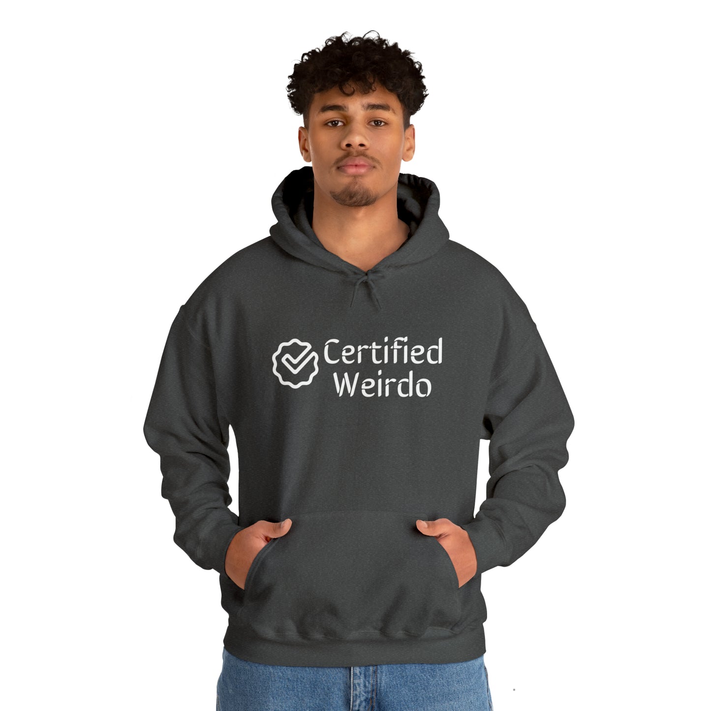Certified Weirdo Hoodie | Unisex Heavy Blend™ Hooded Sweatshirt