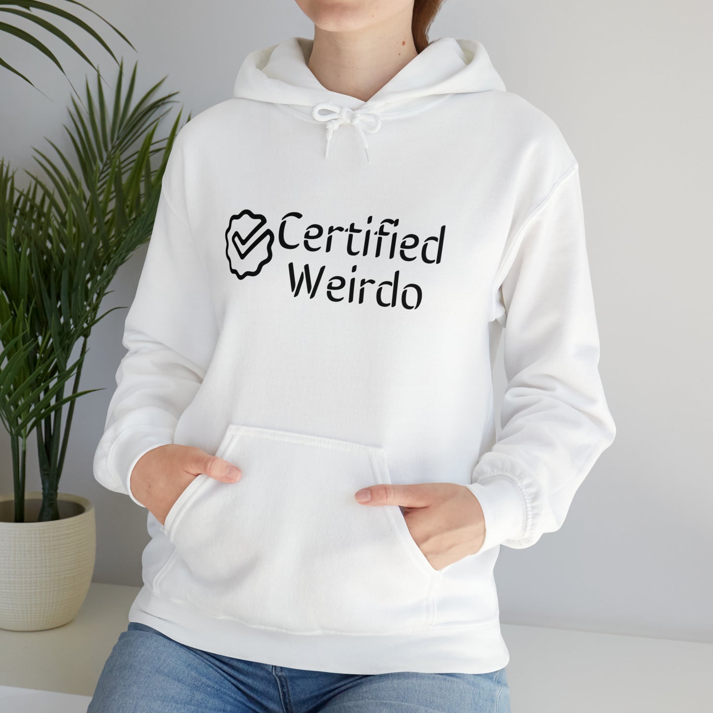 Certified Weirdo Hoodie | Unisex Heavy Blend™ Hooded Sweatshirt