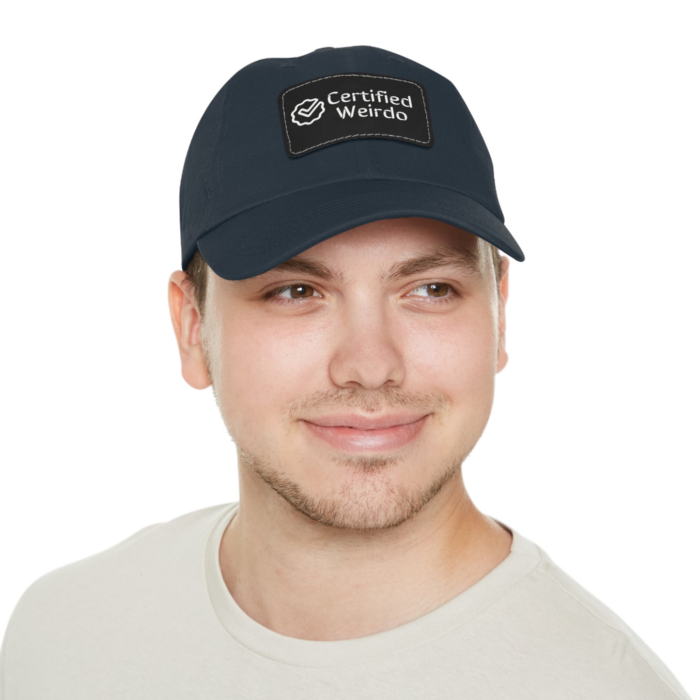 Certified Weirdo Hat with Leather Patch (Rectangle)
