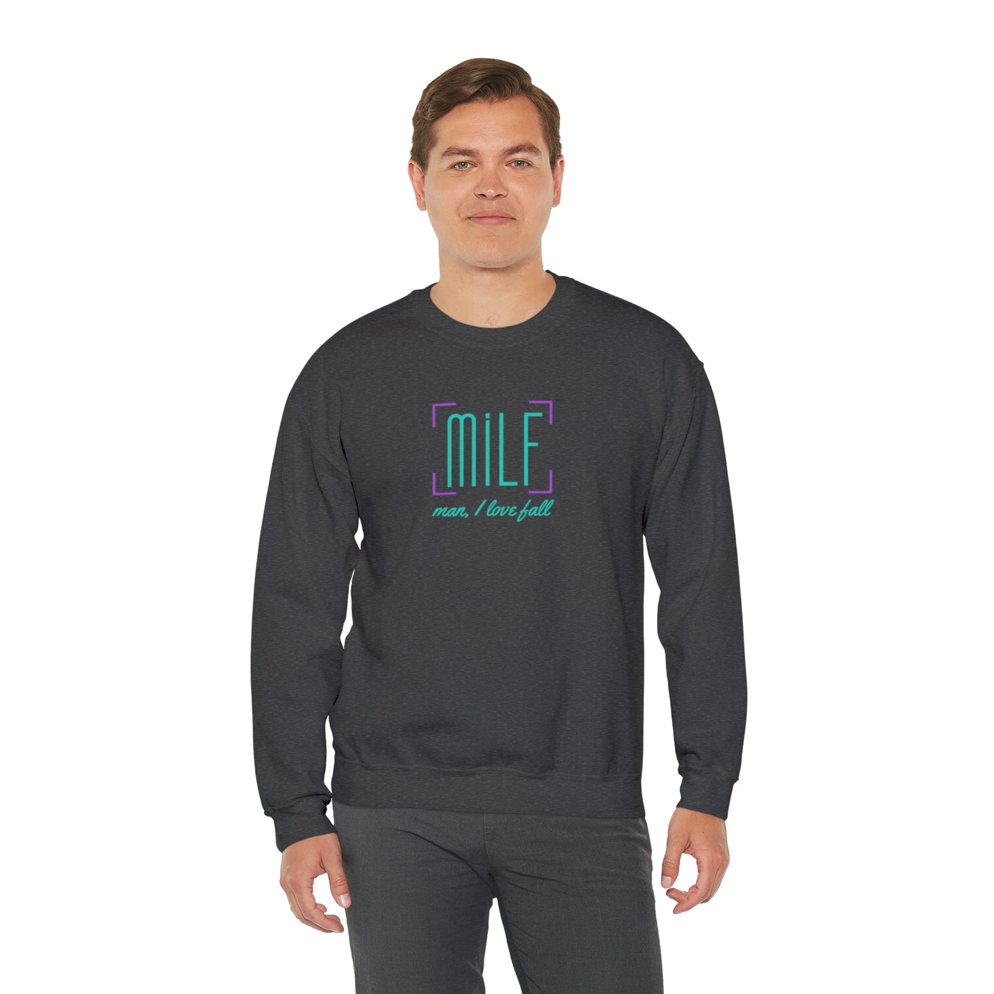 Man, I love fall T-shirt / Sweatshirt | Unisex Heavy Blend™ Crewneck Sweatshirt