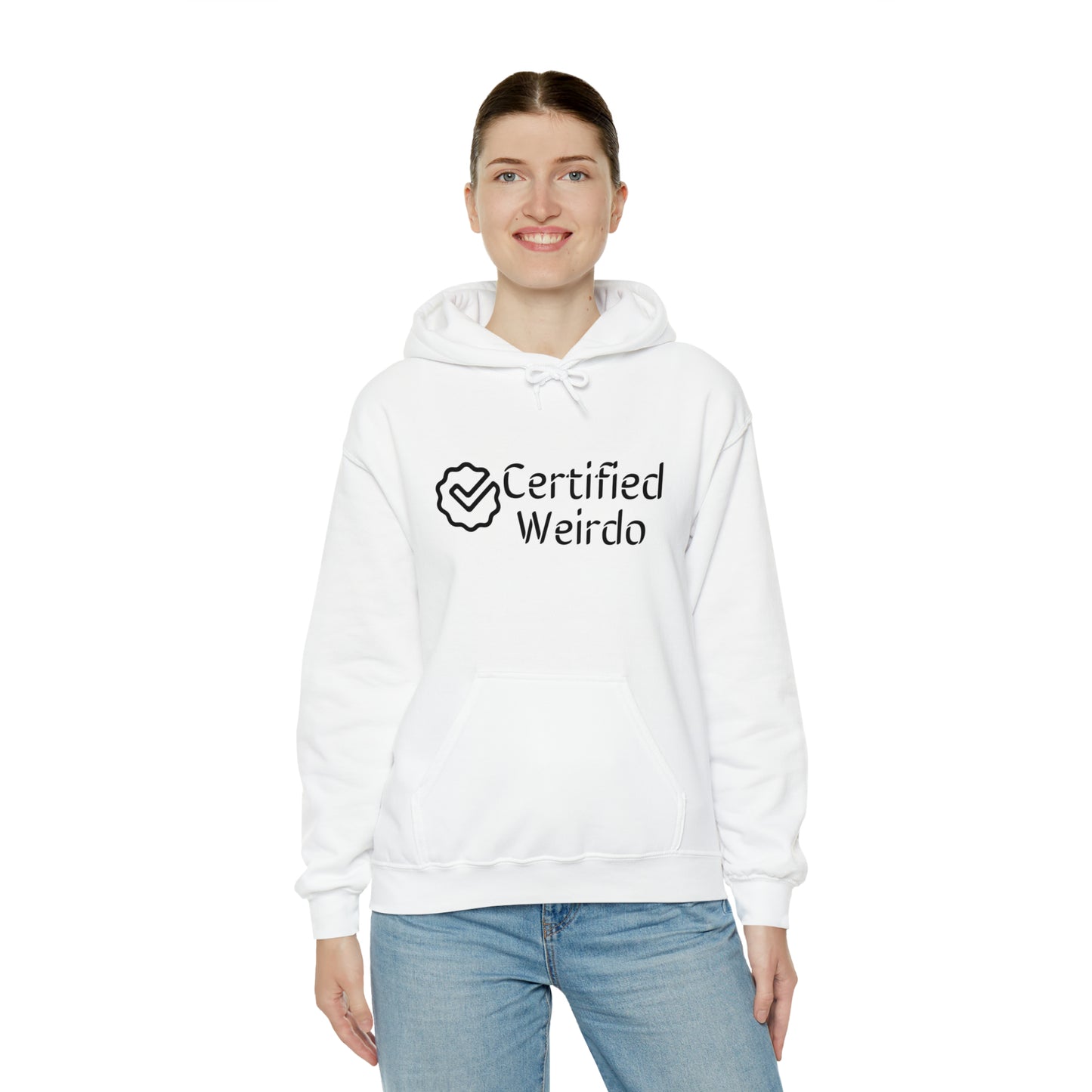 Certified Weirdo Hoodie | Unisex Heavy Blend™ Hooded Sweatshirt