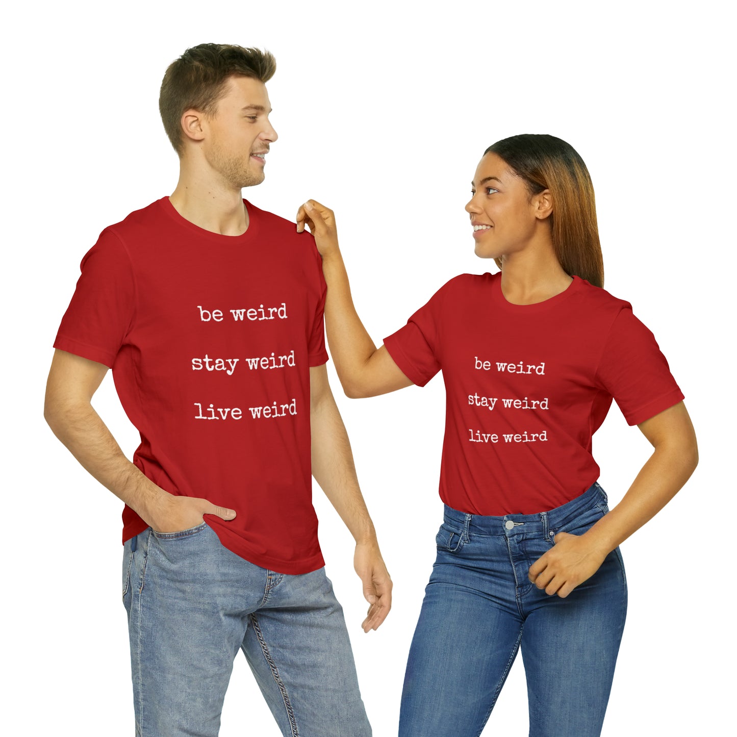 Live Weird Tee | Unisex Jersey Short Sleeve Tee