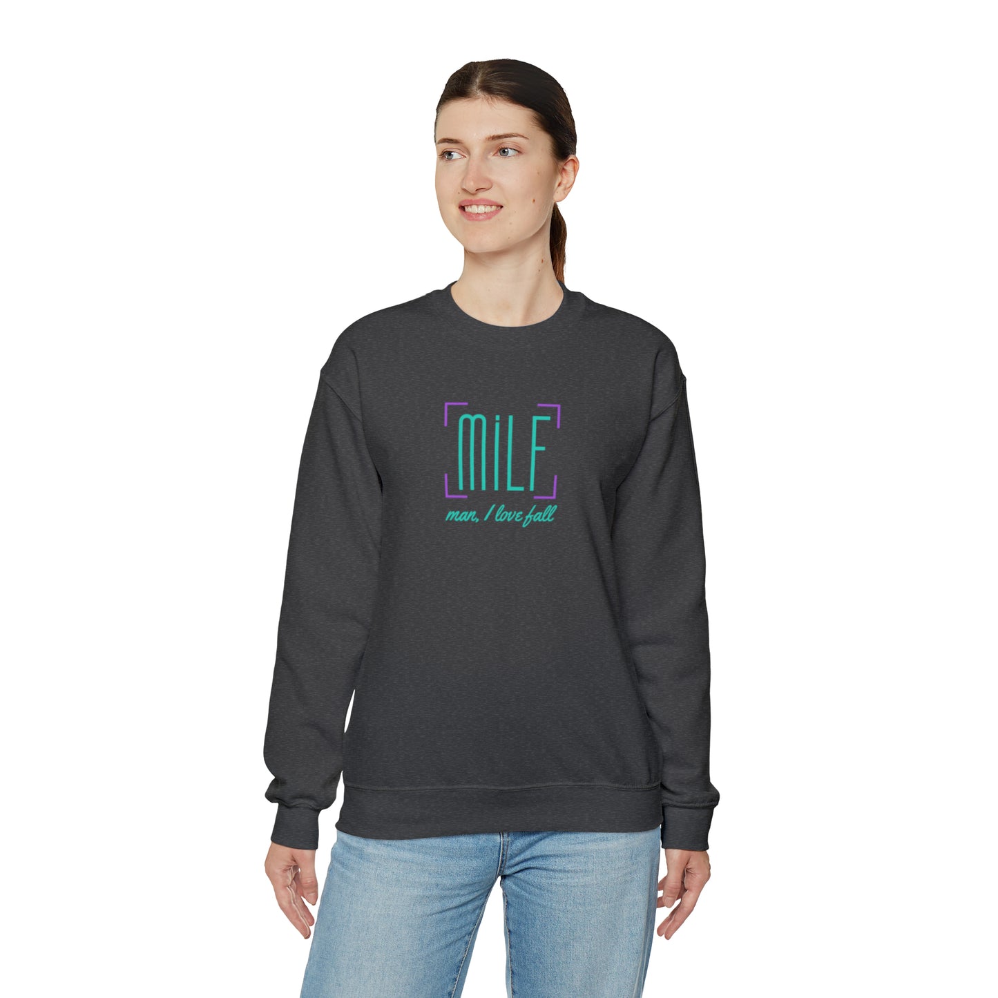 Man, I love fall T-shirt / Sweatshirt | Unisex Heavy Blend™ Crewneck Sweatshirt
