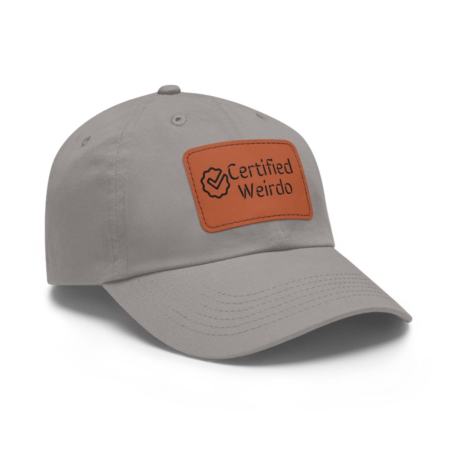 Certified Weirdo Hat with Leather Patch (Rectangle)