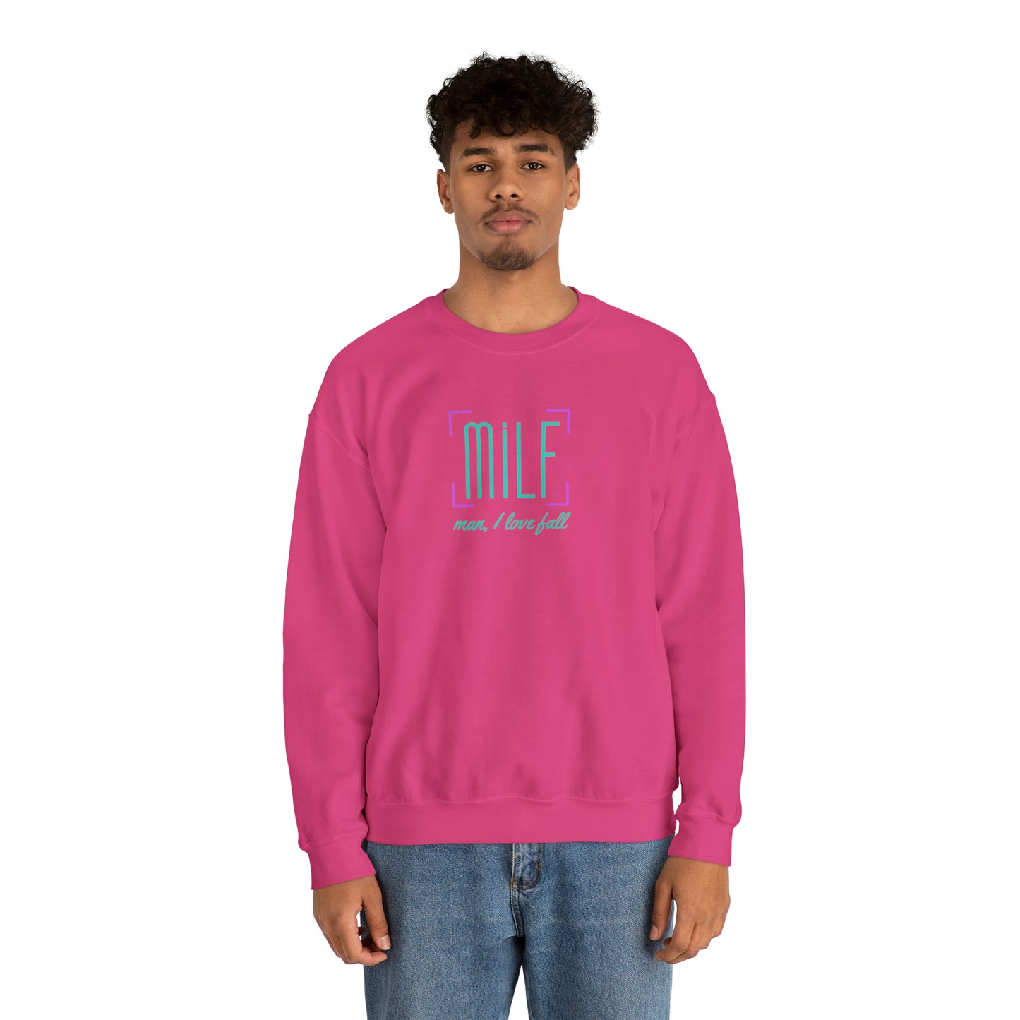 Man, I love fall T-shirt / Sweatshirt | Unisex Heavy Blend™ Crewneck Sweatshirt