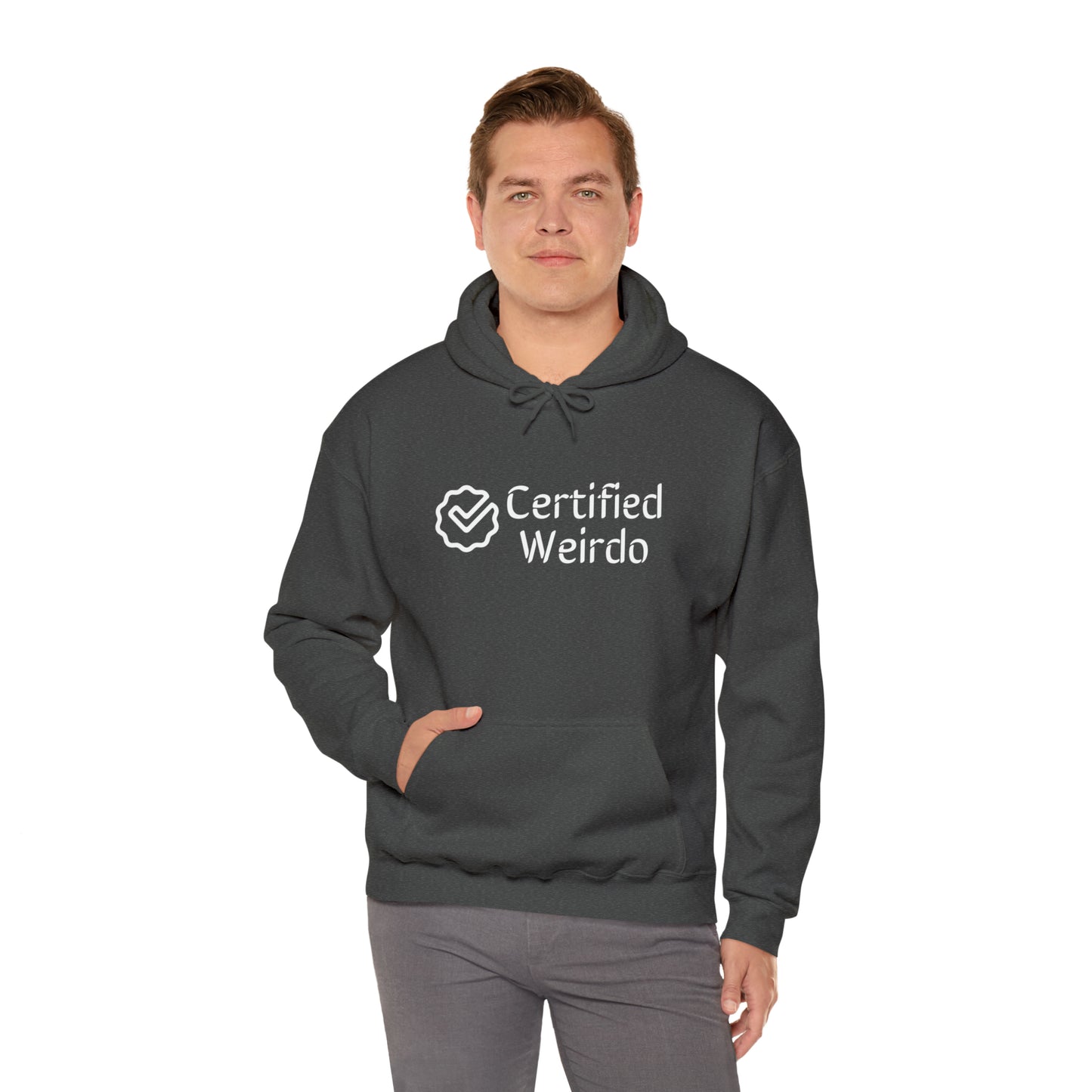 Certified Weirdo Hoodie | Unisex Heavy Blend™ Hooded Sweatshirt