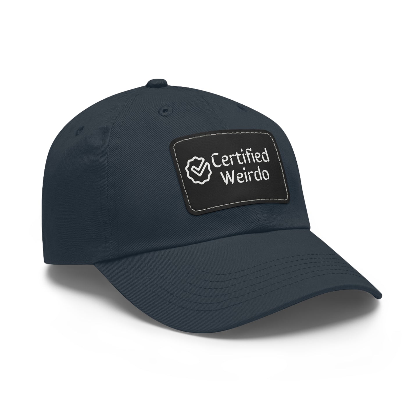 Certified Weirdo Hat with Leather Patch (Rectangle)
