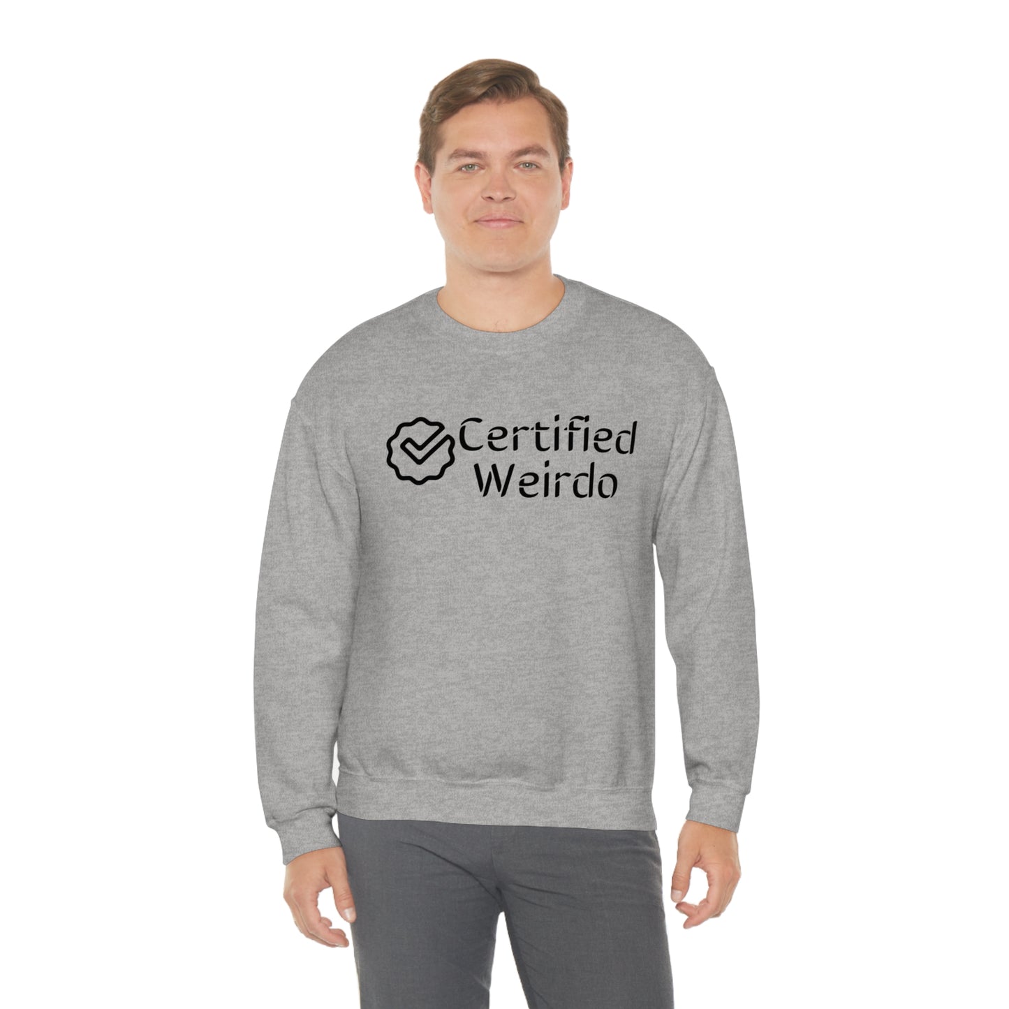 Certified Weirdo Sweatshirt | Unisex Heavy Blend™ Crewneck Sweatshirt