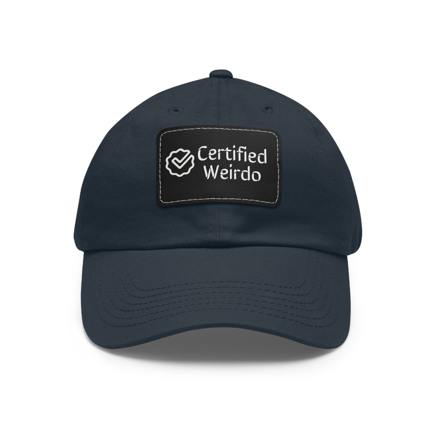 Certified Weirdo Hat with Leather Patch (Rectangle)