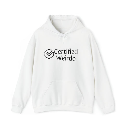 Certified Weirdo Hoodie | Unisex Heavy Blend™ Hooded Sweatshirt