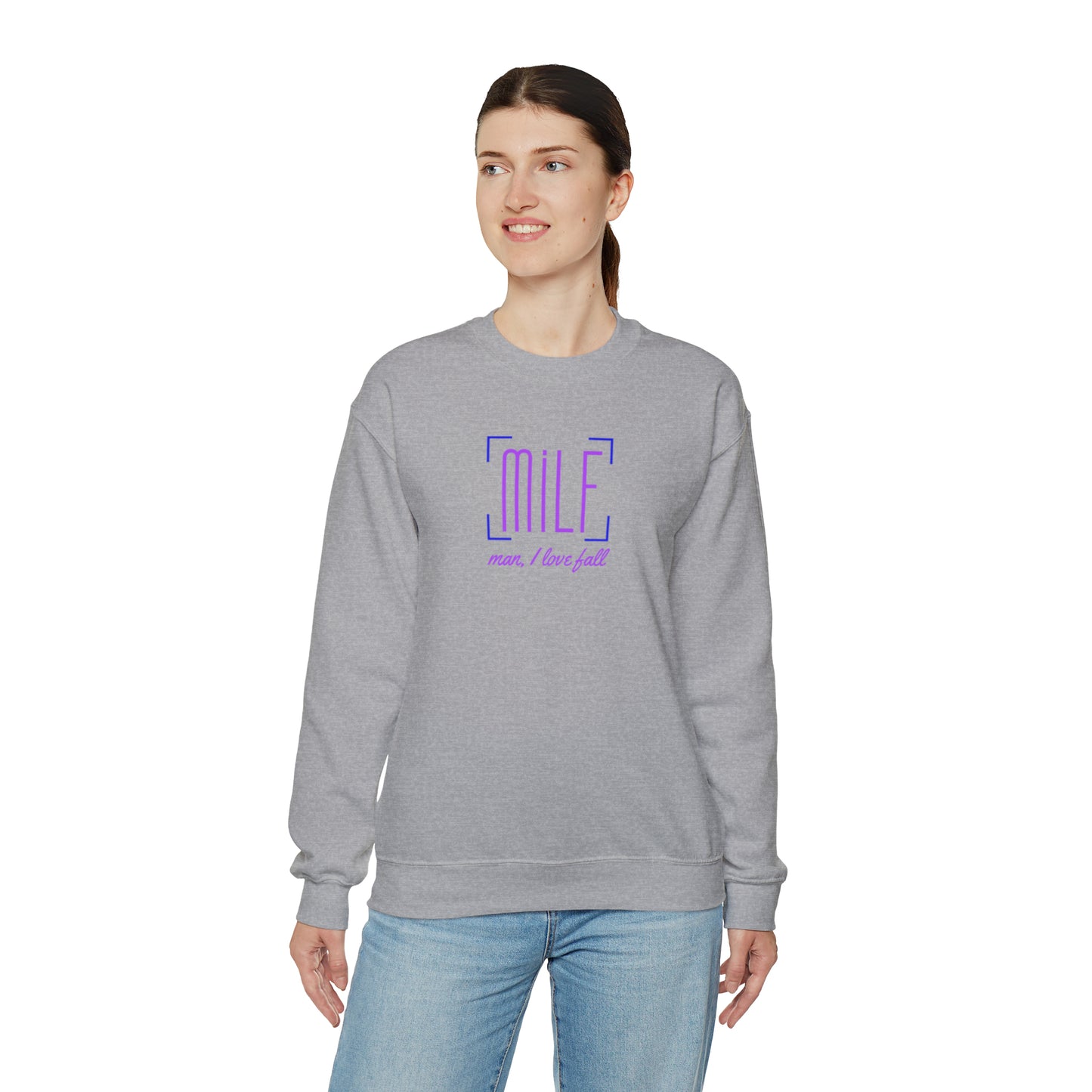 Man, I love fall T-shirt / Sweatshirt | Unisex Heavy Blend™ Crewneck Sweatshirt