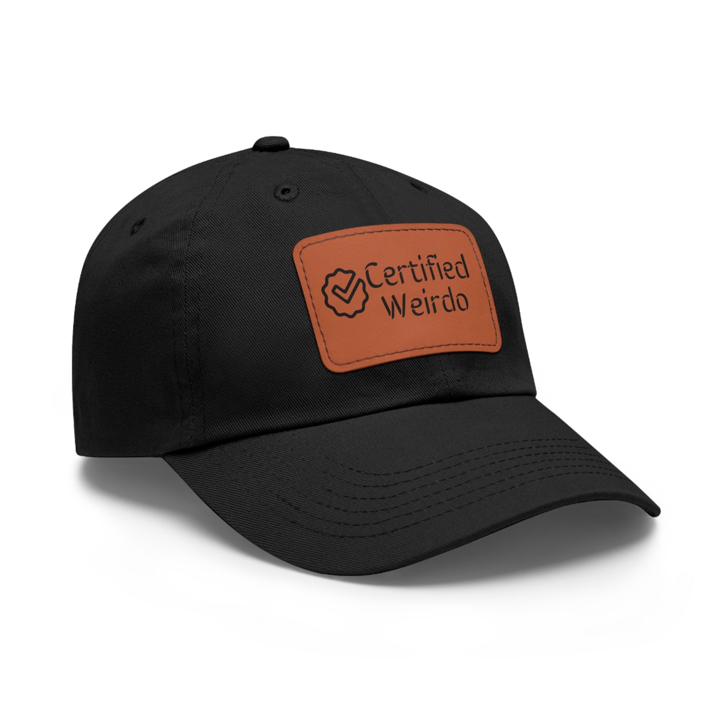 Certified Weirdo Hat with Leather Patch (Rectangle)