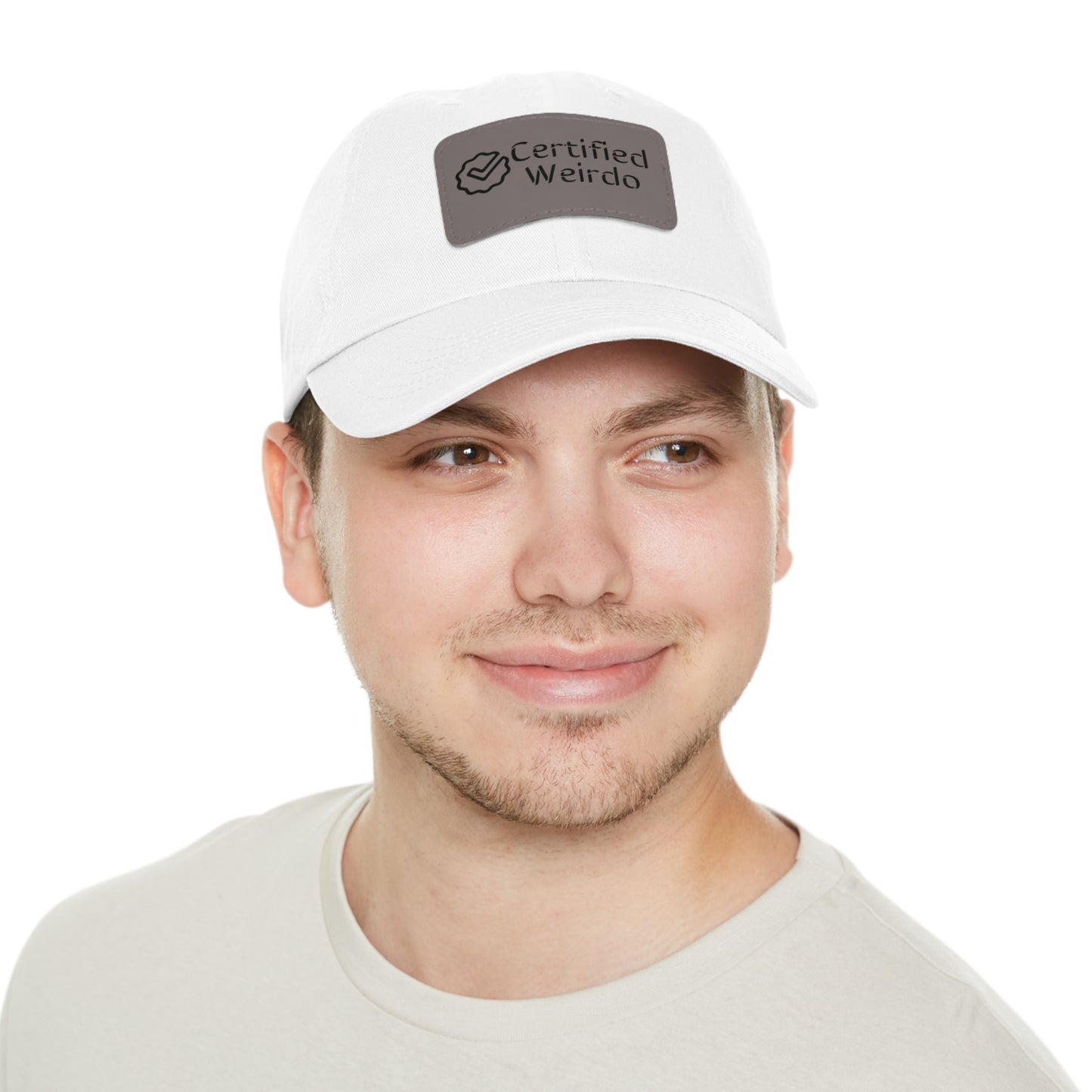 Certified Weirdo Hat with Leather Patch (Rectangle)