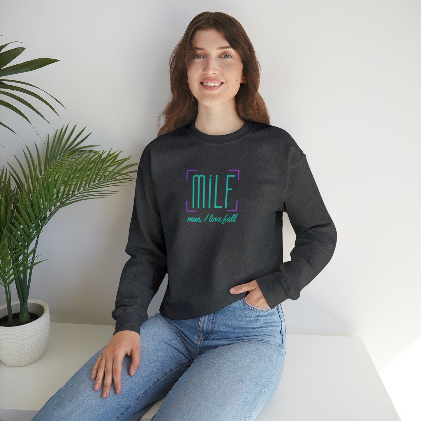 Man, I love fall T-shirt / Sweatshirt | Unisex Heavy Blend™ Crewneck Sweatshirt