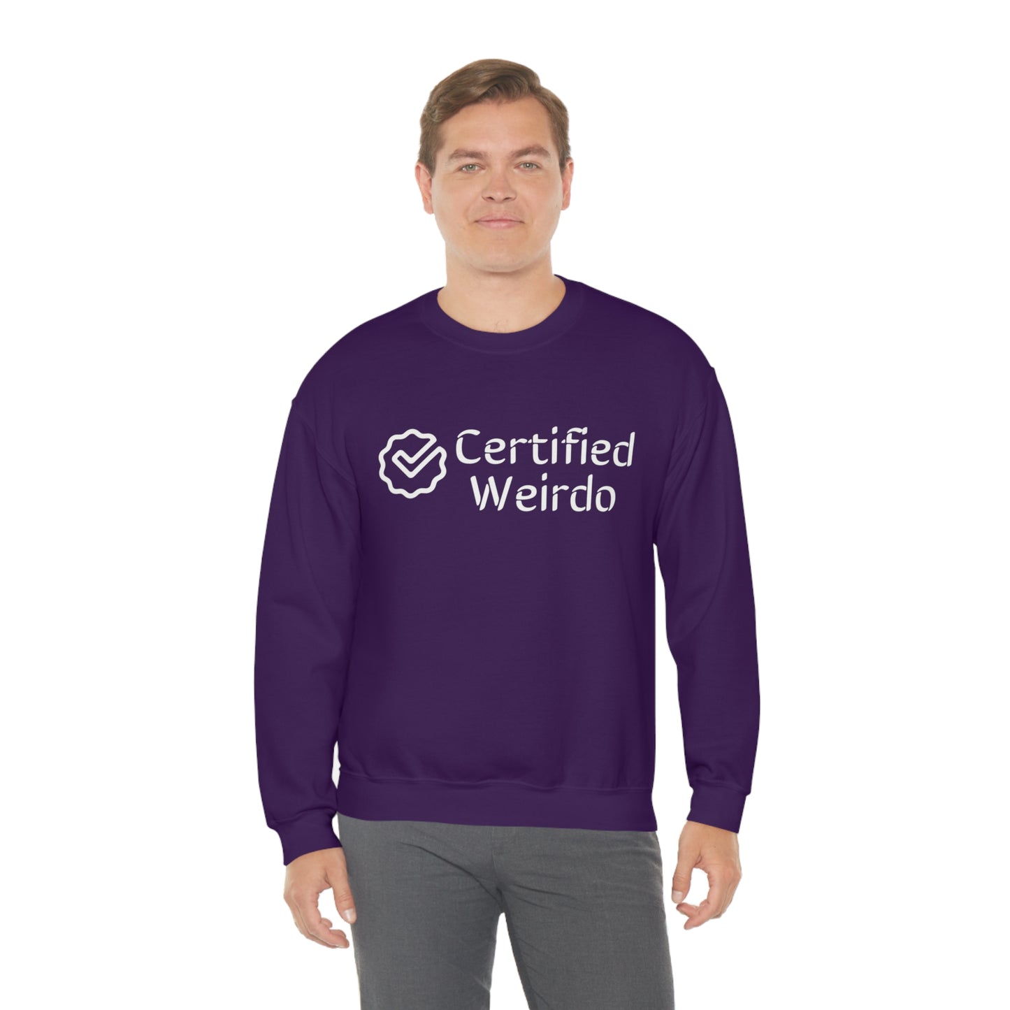 Certified Weirdo Sweatshirt | Unisex Heavy Blend™ Crewneck Sweatshirt