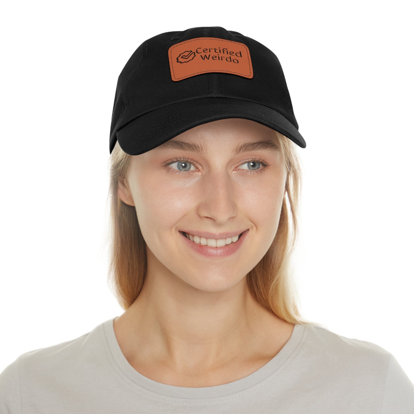 Certified Weirdo Hat with Leather Patch (Rectangle)