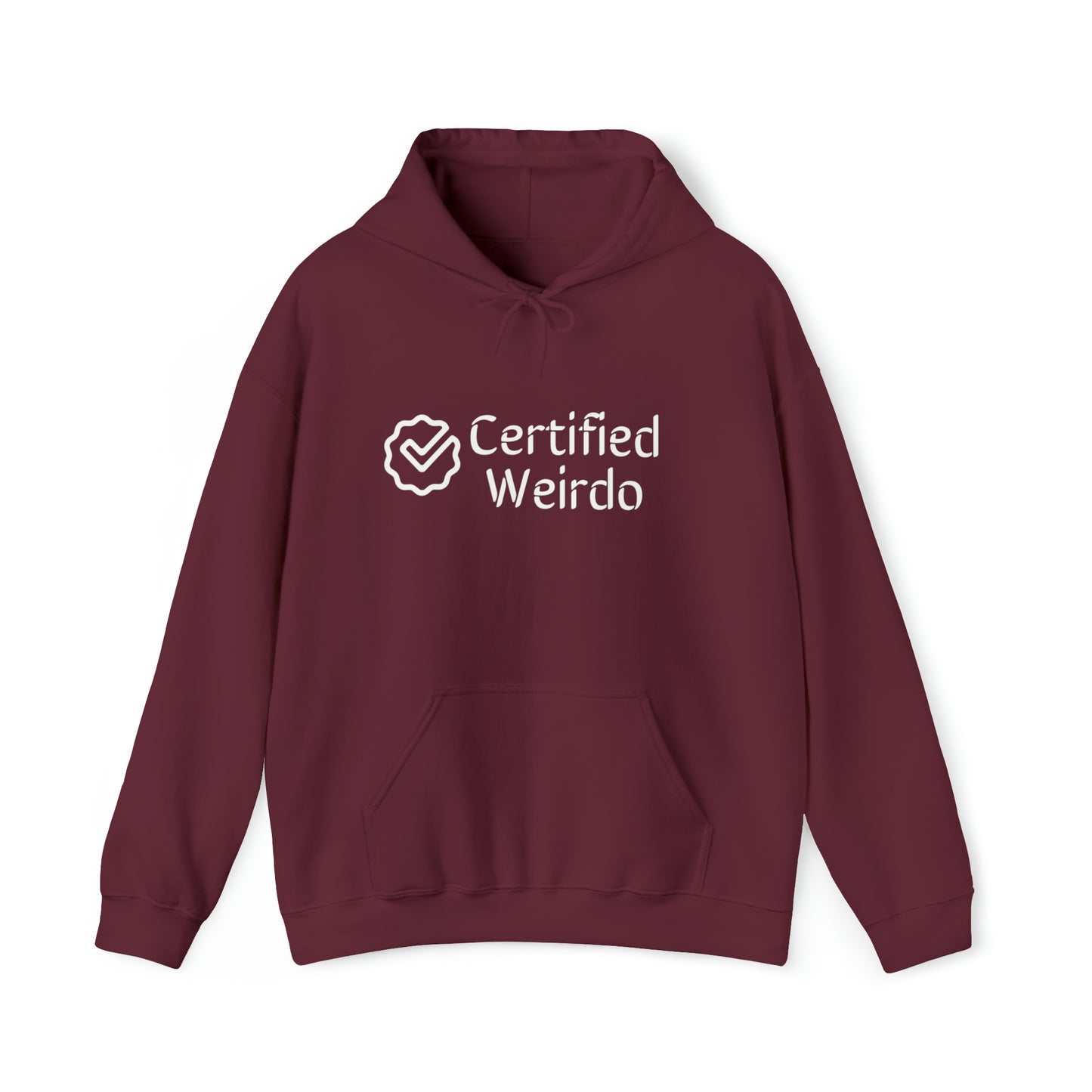 Certified Weirdo Hoodie | Unisex Heavy Blend™ Hooded Sweatshirt