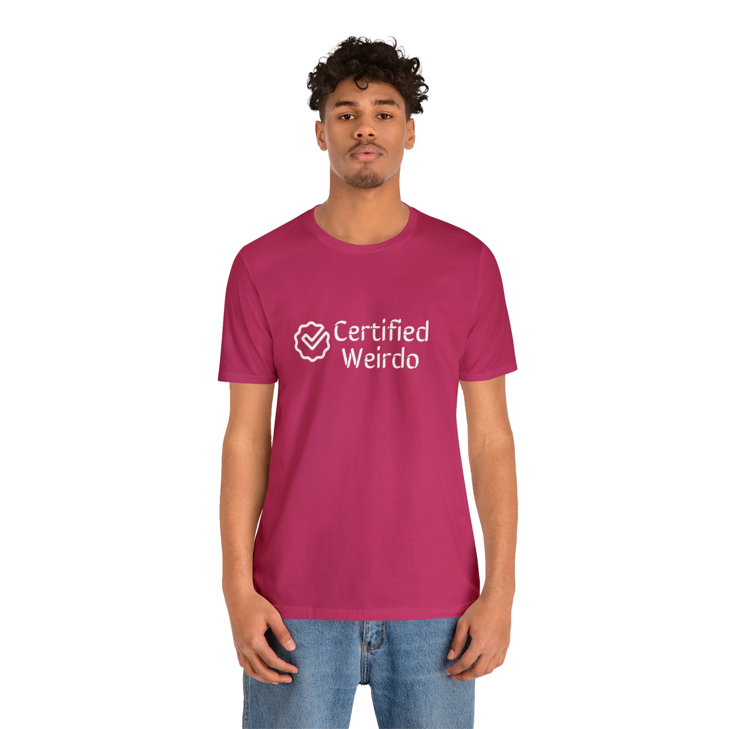 Certified Weirdo Tee | Unisex Jersey Short Sleeve Tee