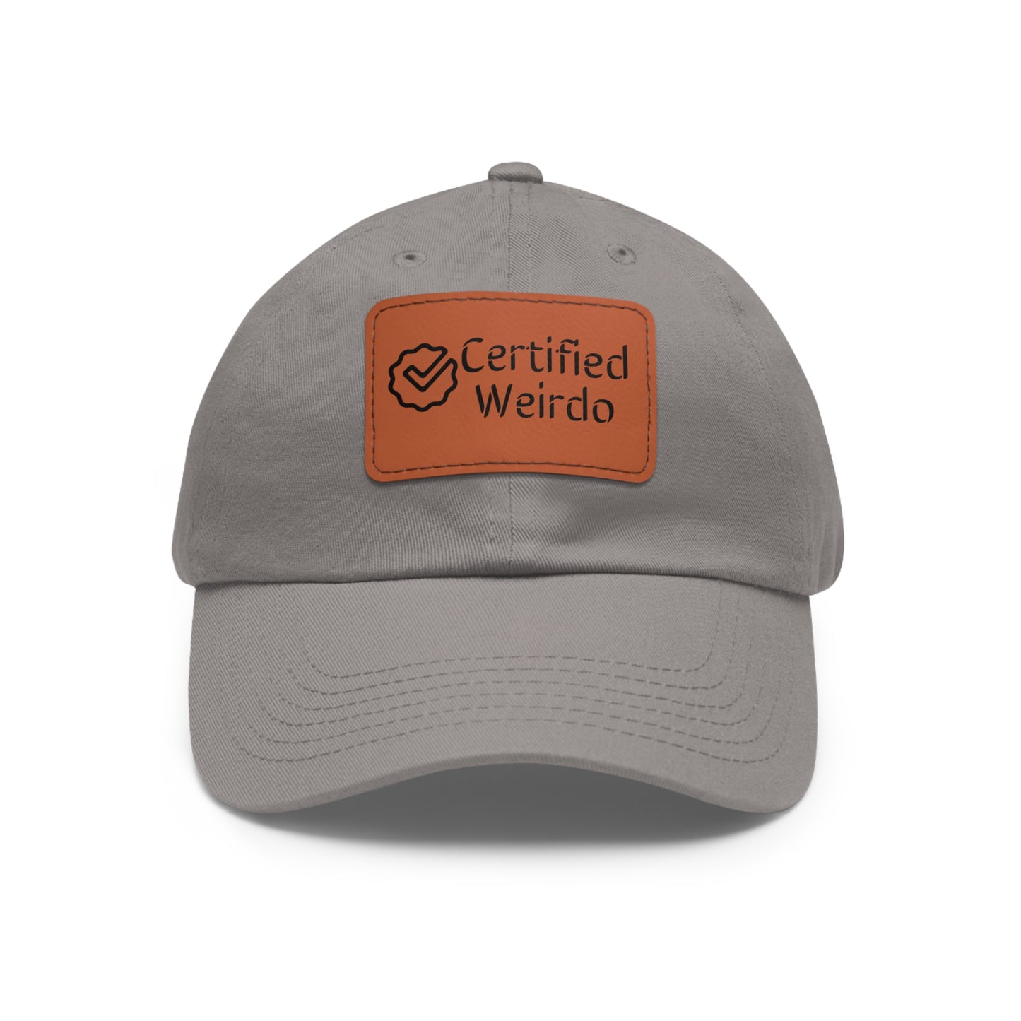 Certified Weirdo Hat with Leather Patch (Rectangle)