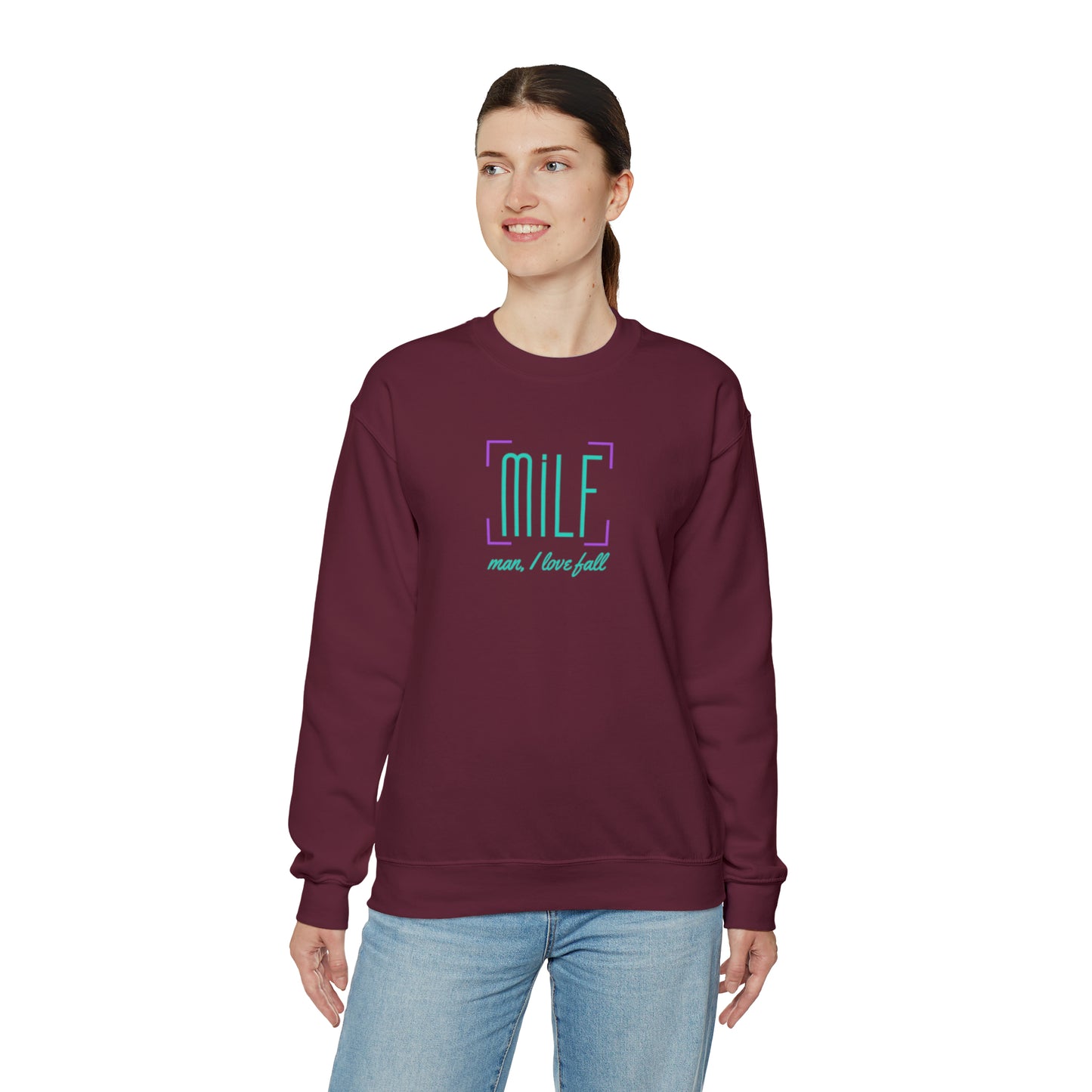 Man, I love fall T-shirt / Sweatshirt | Unisex Heavy Blend™ Crewneck Sweatshirt