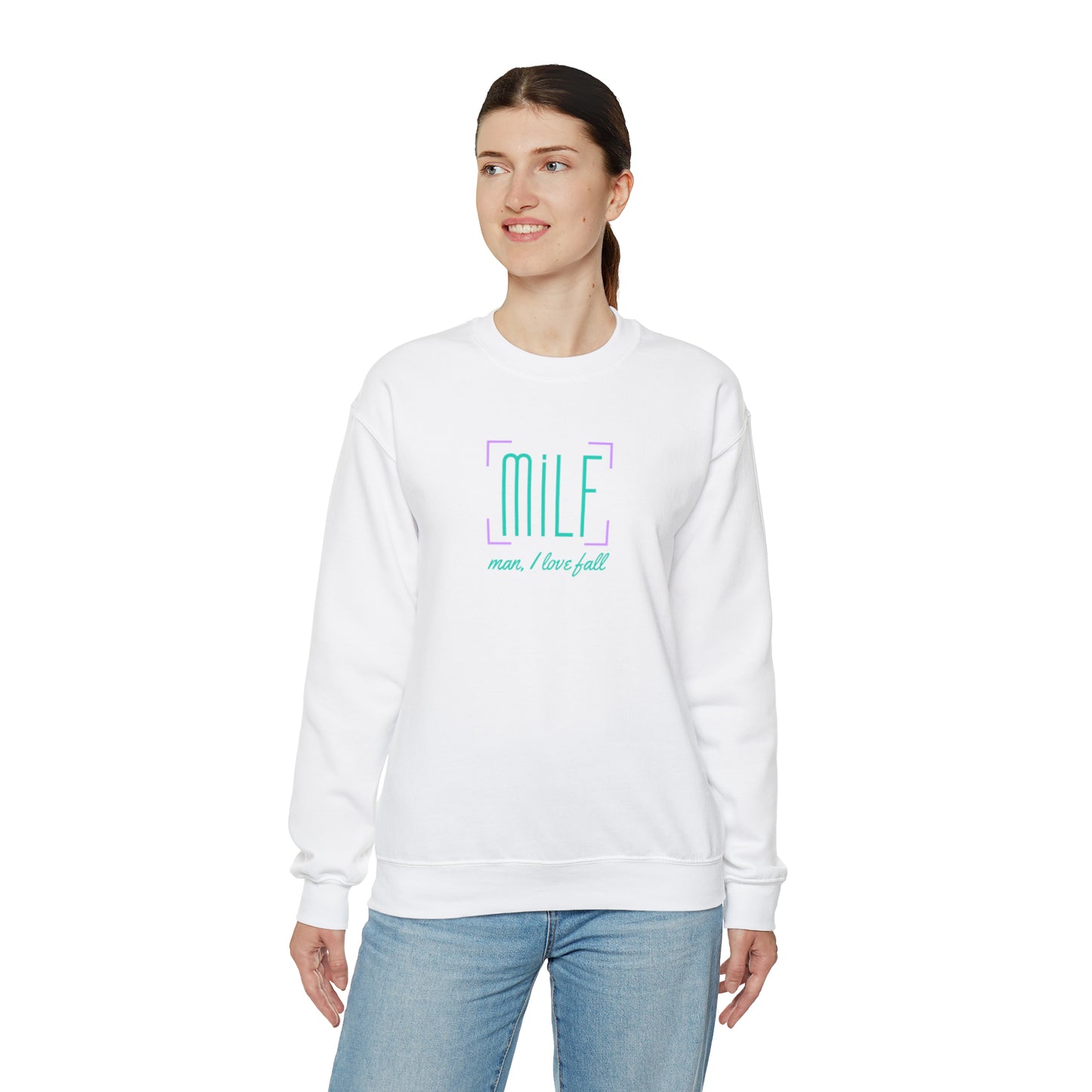 Man, I love fall T-shirt / Sweatshirt | Unisex Heavy Blend™ Crewneck Sweatshirt