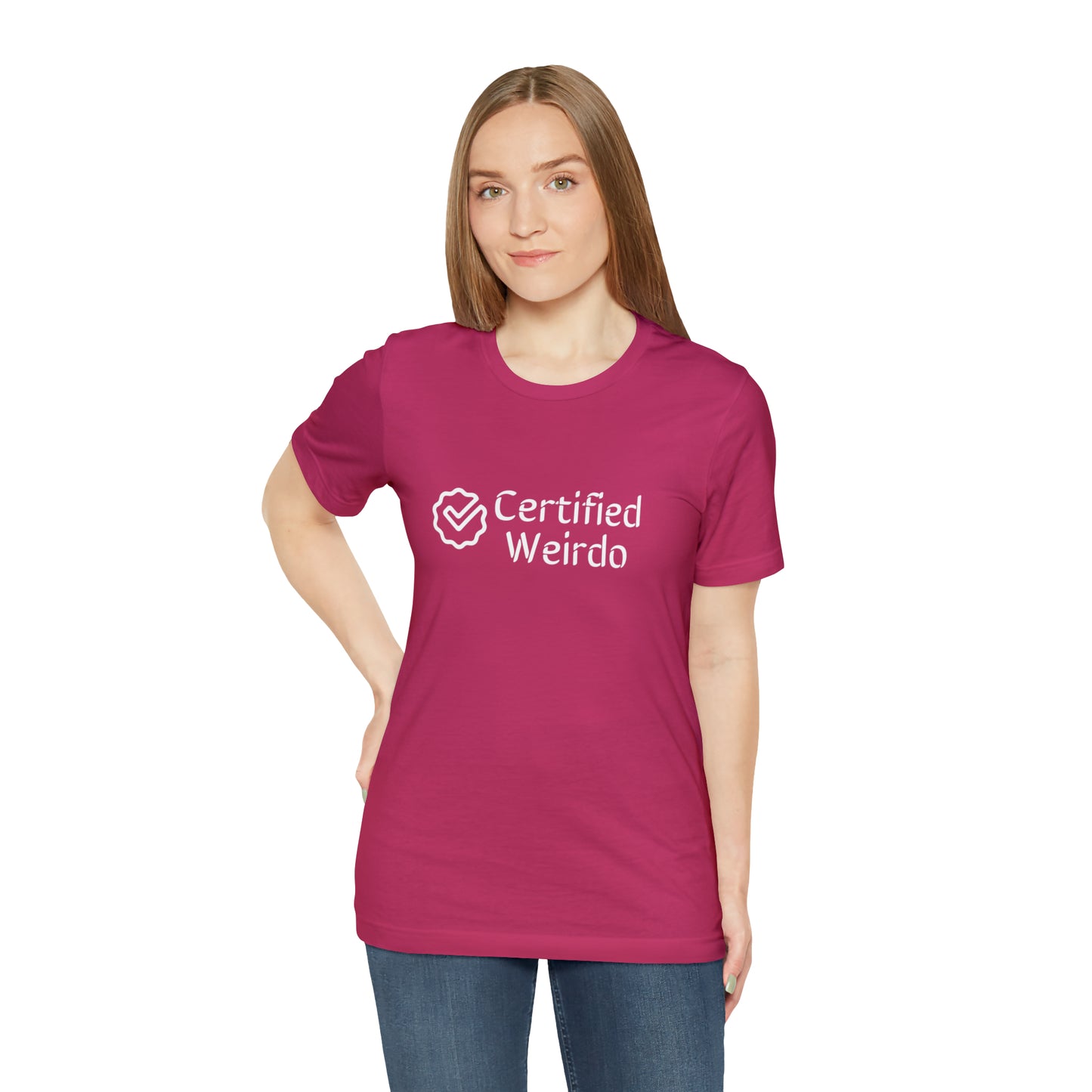 Certified Weirdo Tee | Unisex Jersey Short Sleeve Tee