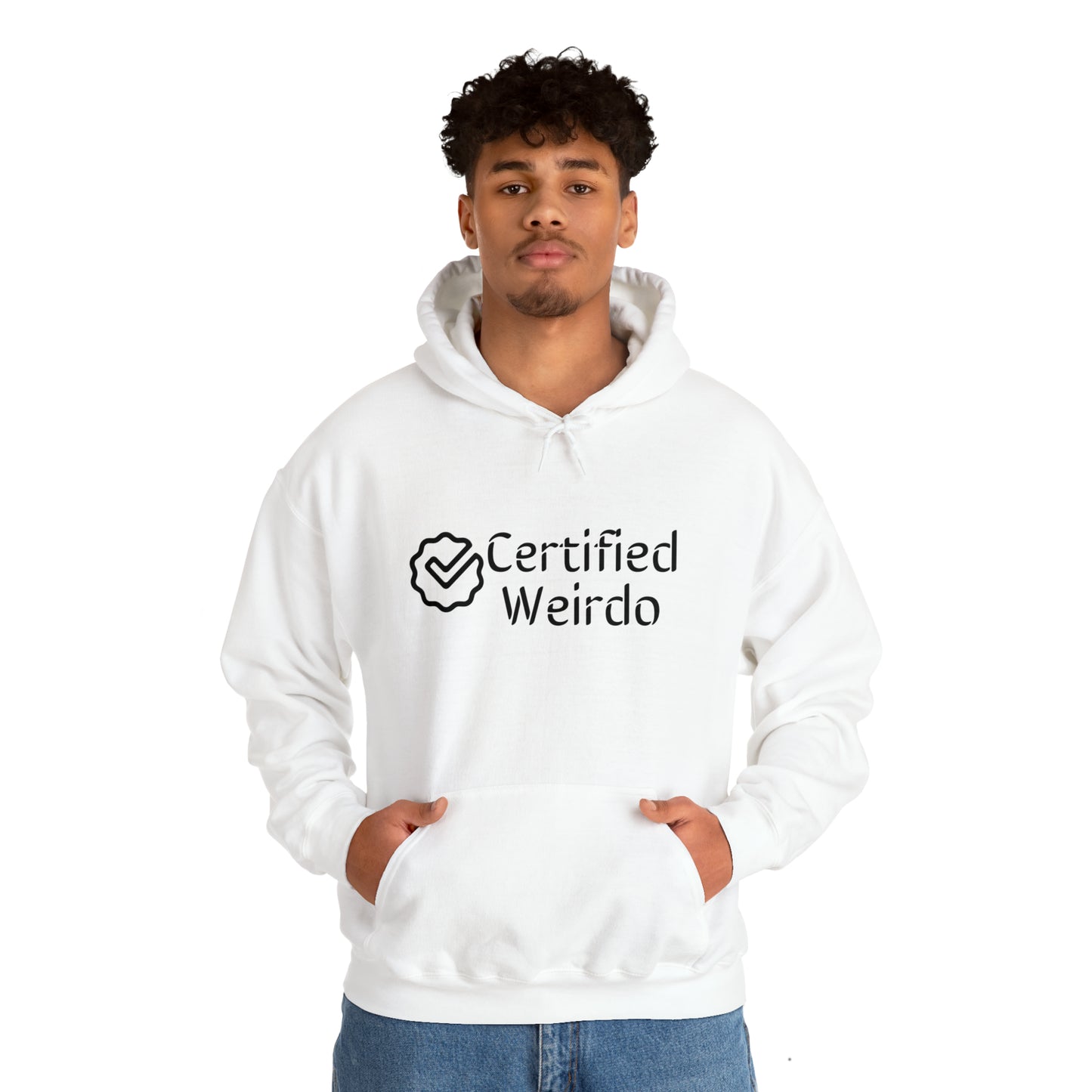 Certified Weirdo Hoodie | Unisex Heavy Blend™ Hooded Sweatshirt