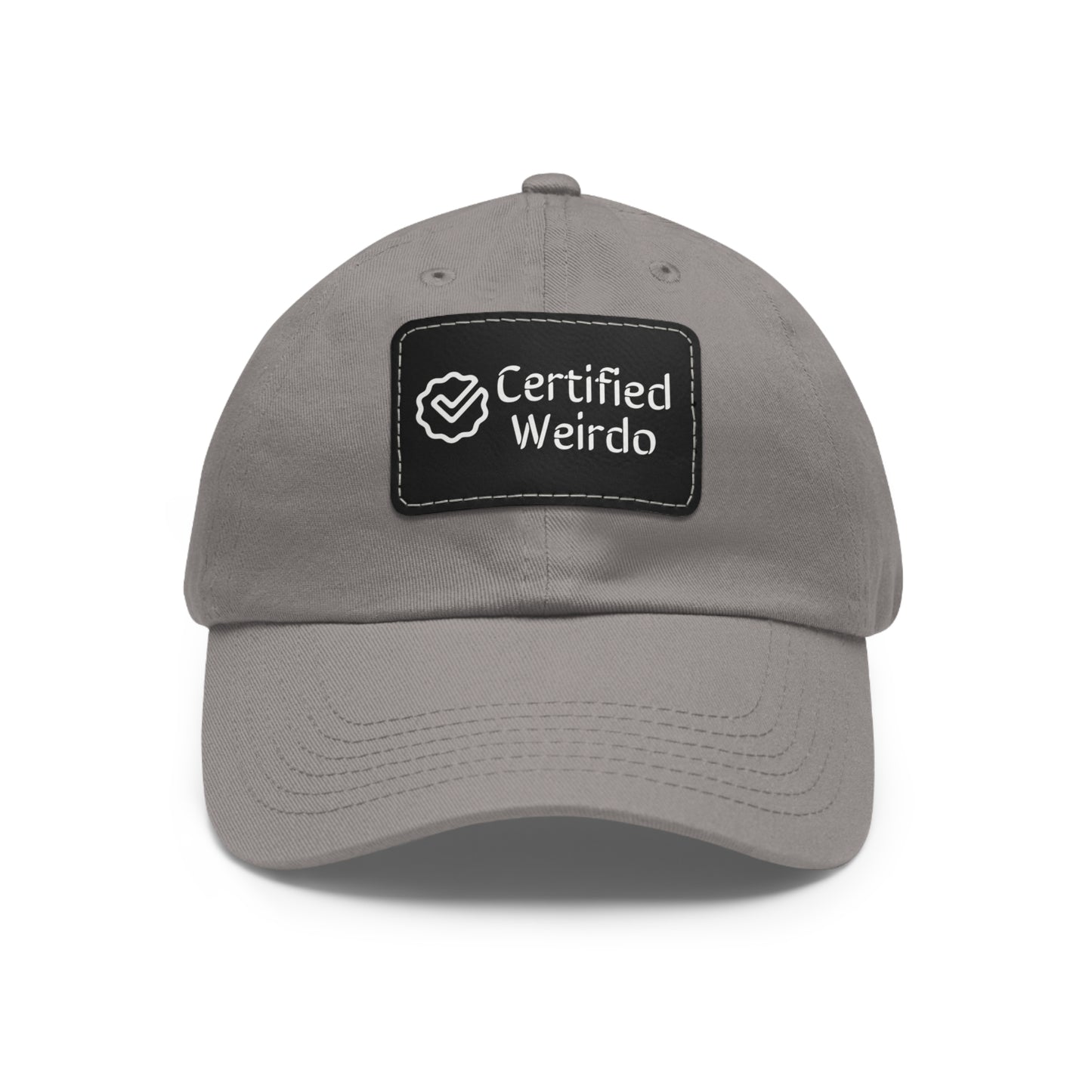 Certified Weirdo Hat with Leather Patch (Rectangle)