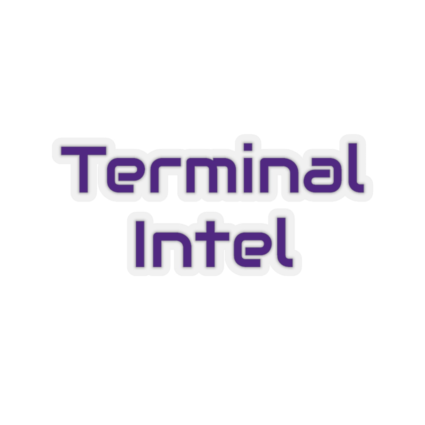 Terminal Intel Sticker