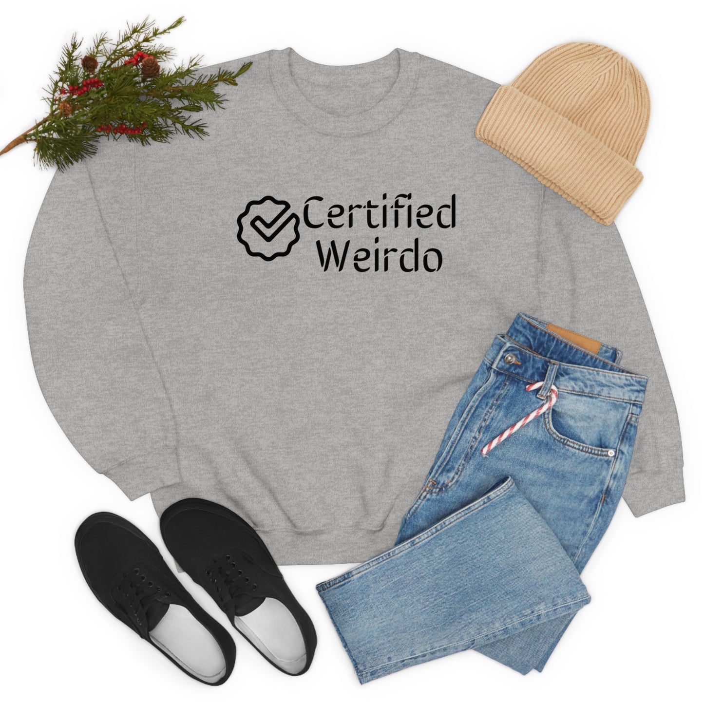 Certified Weirdo Sweatshirt | Unisex Heavy Blend™ Crewneck Sweatshirt