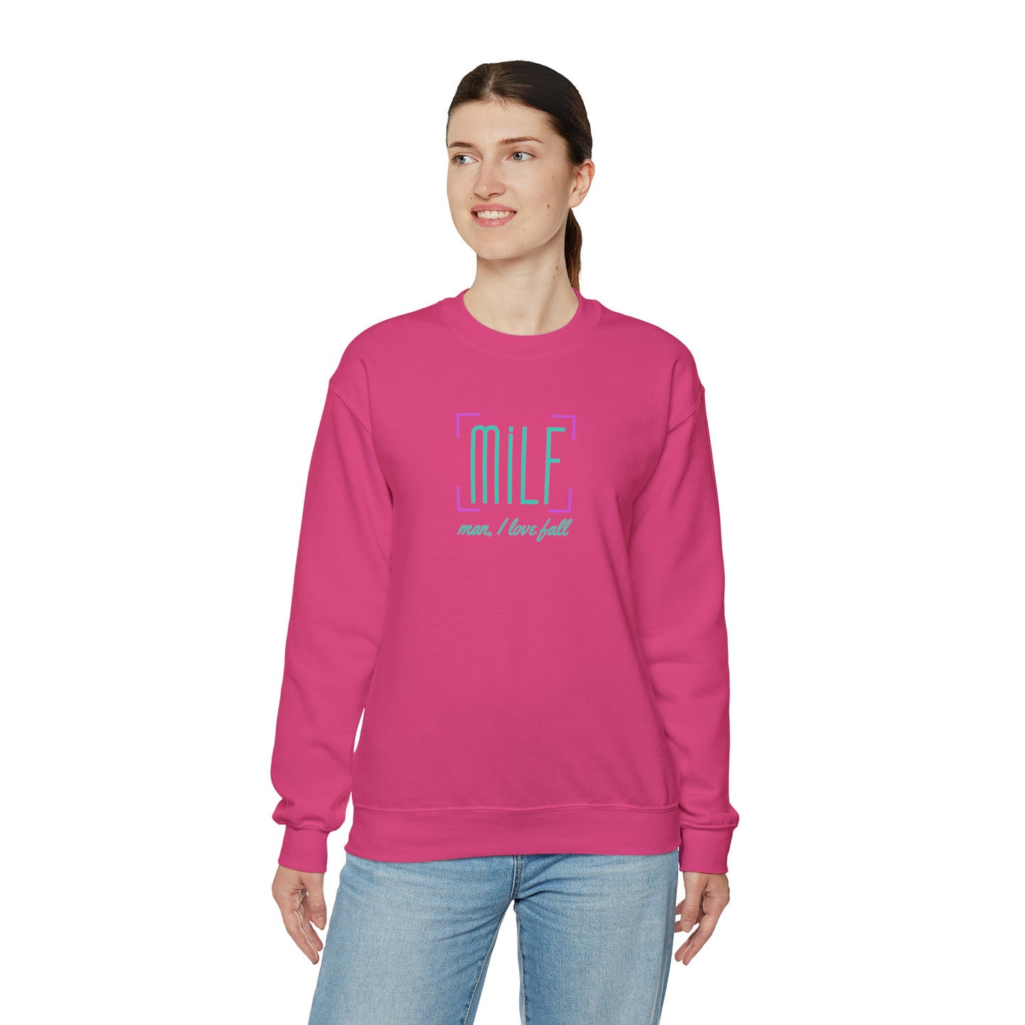 Man, I love fall T-shirt / Sweatshirt | Unisex Heavy Blend™ Crewneck Sweatshirt