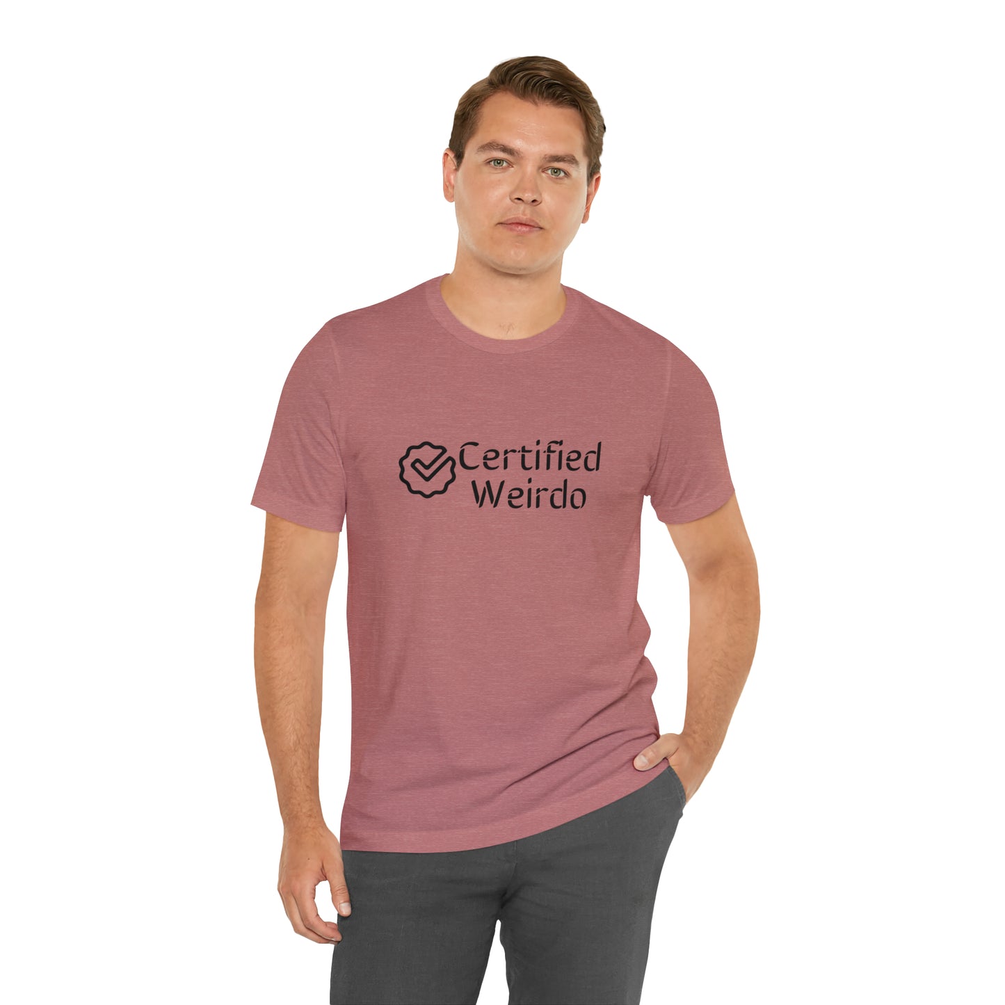 Certified Weirdo Tee | Unisex Jersey Short Sleeve Tee