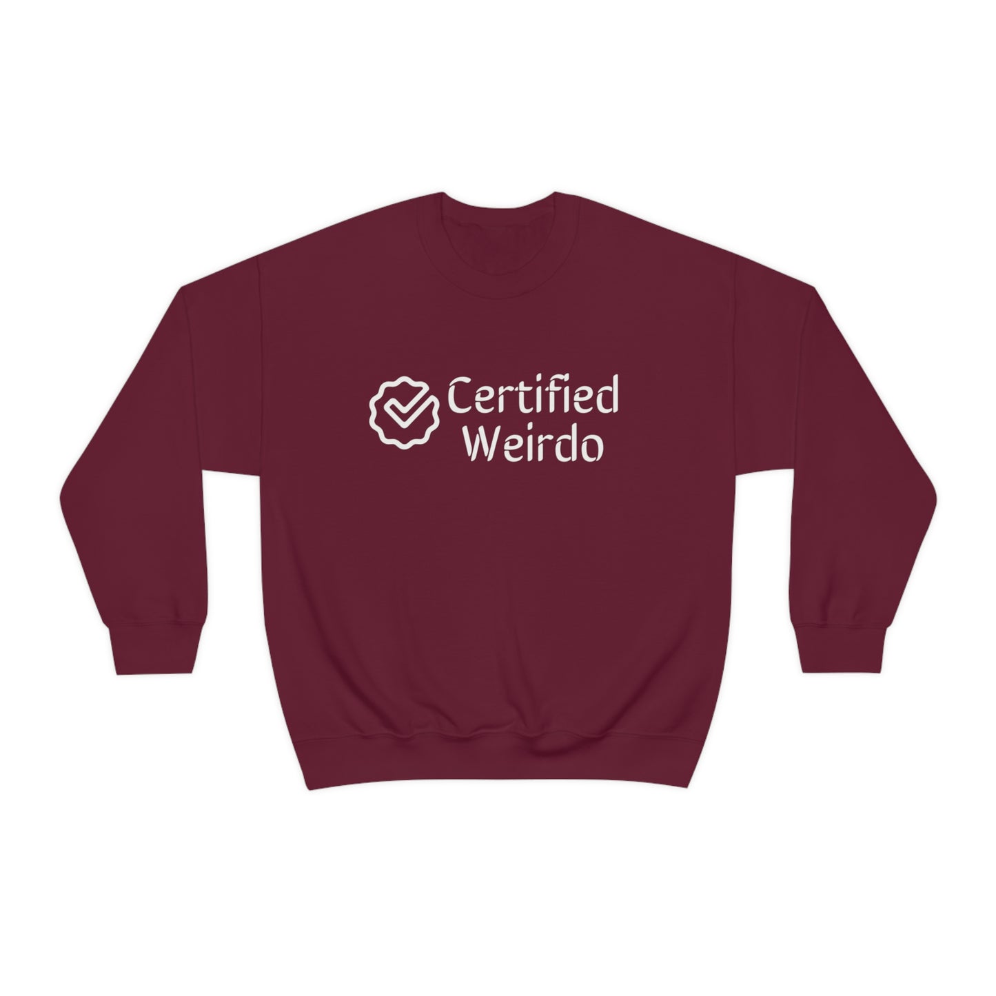 Certified Weirdo Sweatshirt | Unisex Heavy Blend™ Crewneck Sweatshirt