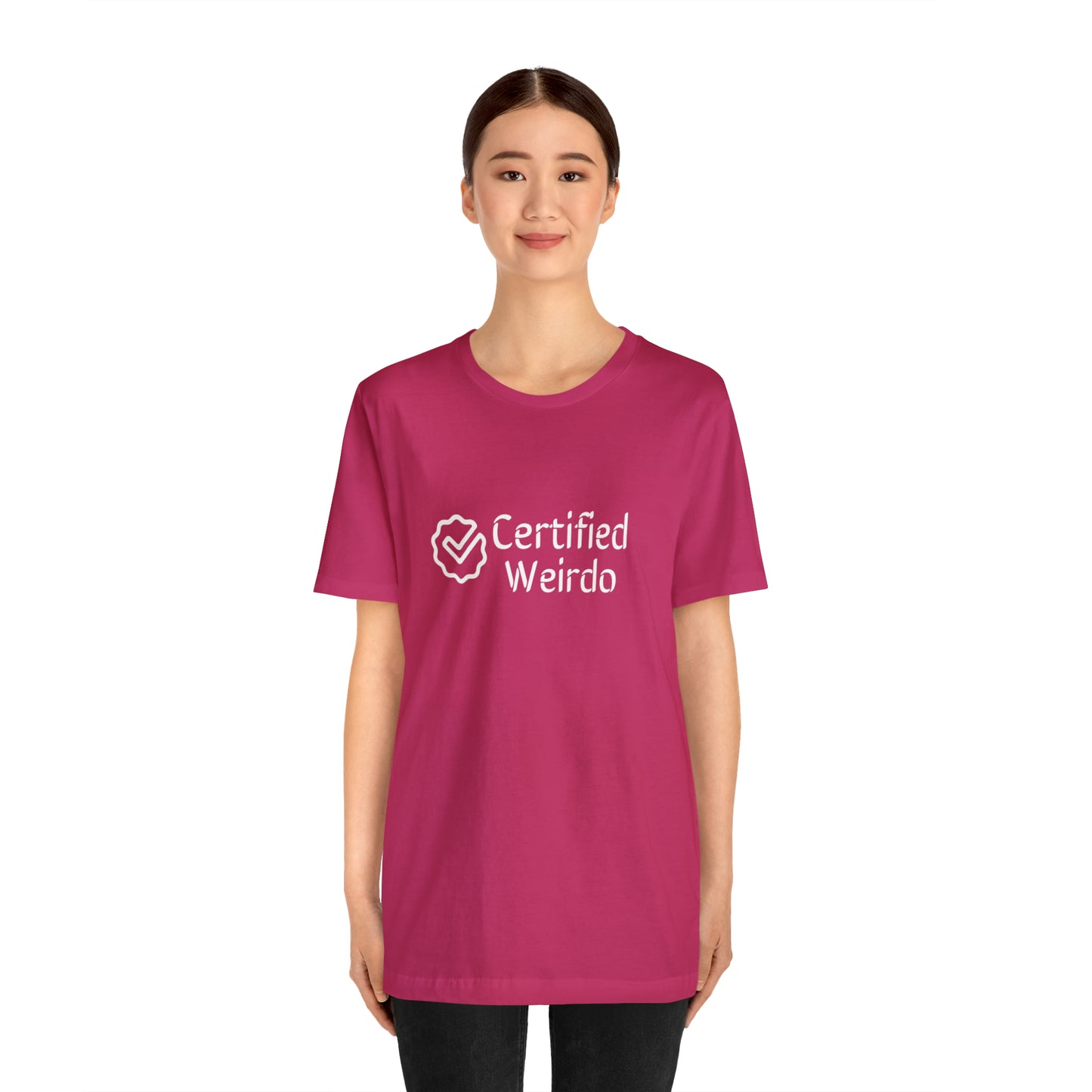 Certified Weirdo Tee | Unisex Jersey Short Sleeve Tee