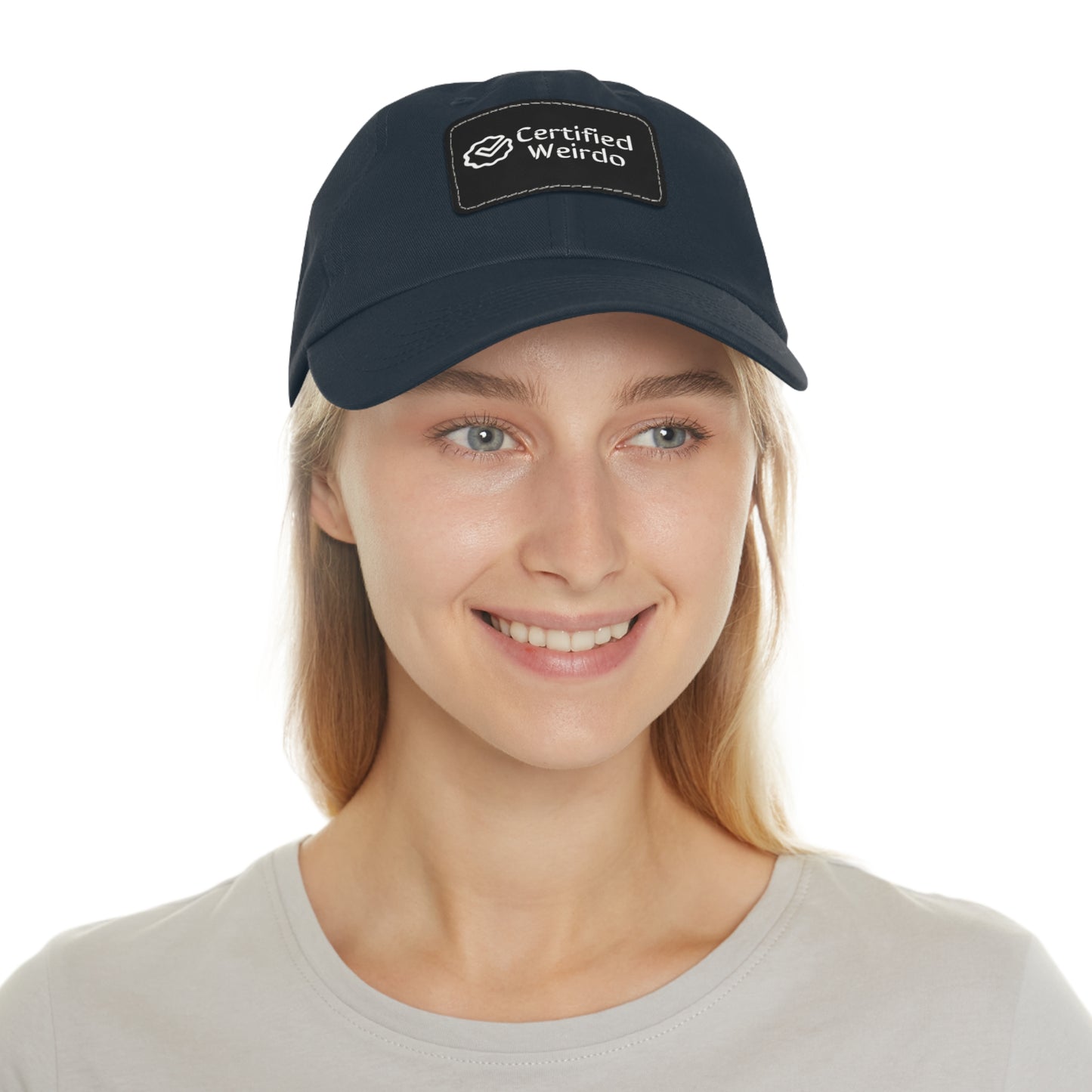 Certified Weirdo Hat with Leather Patch (Rectangle)