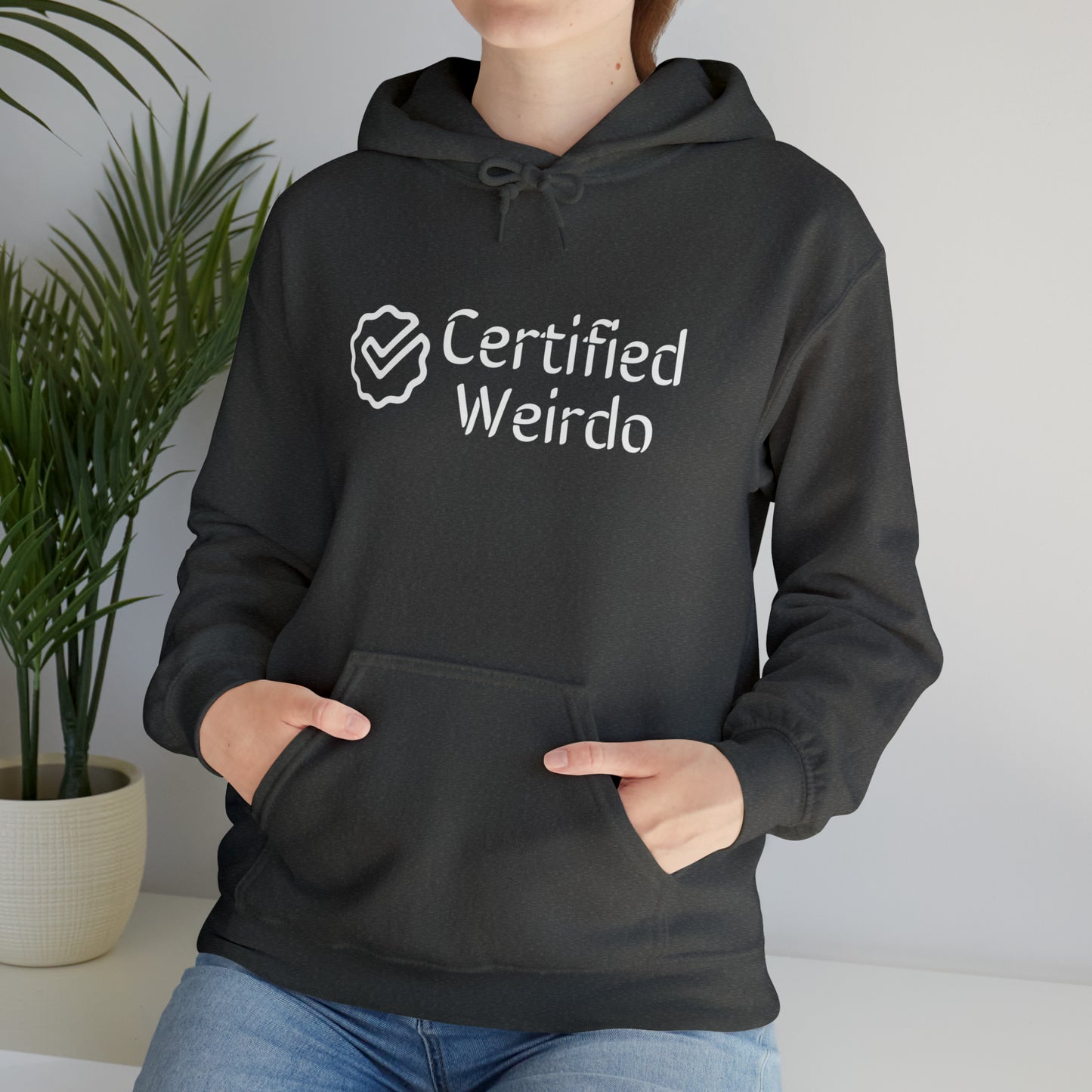 Certified Weirdo Hoodie | Unisex Heavy Blend™ Hooded Sweatshirt