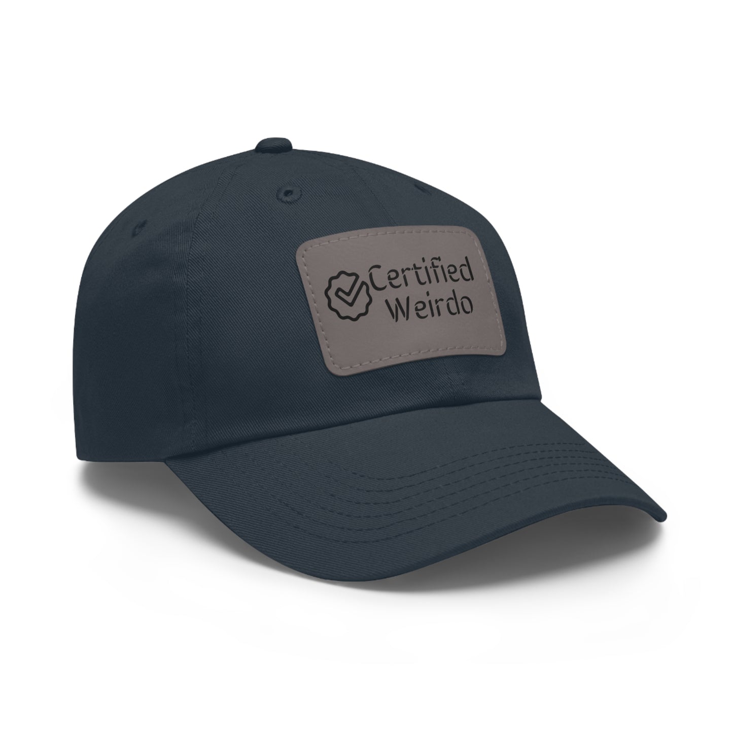 Certified Weirdo Hat with Leather Patch (Rectangle)