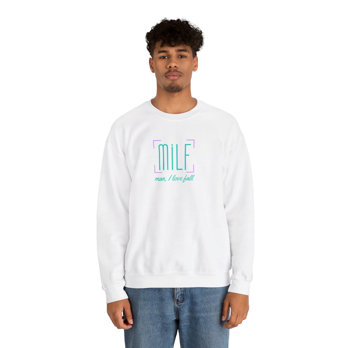 Man, I love fall T-shirt / Sweatshirt | Unisex Heavy Blend™ Crewneck Sweatshirt