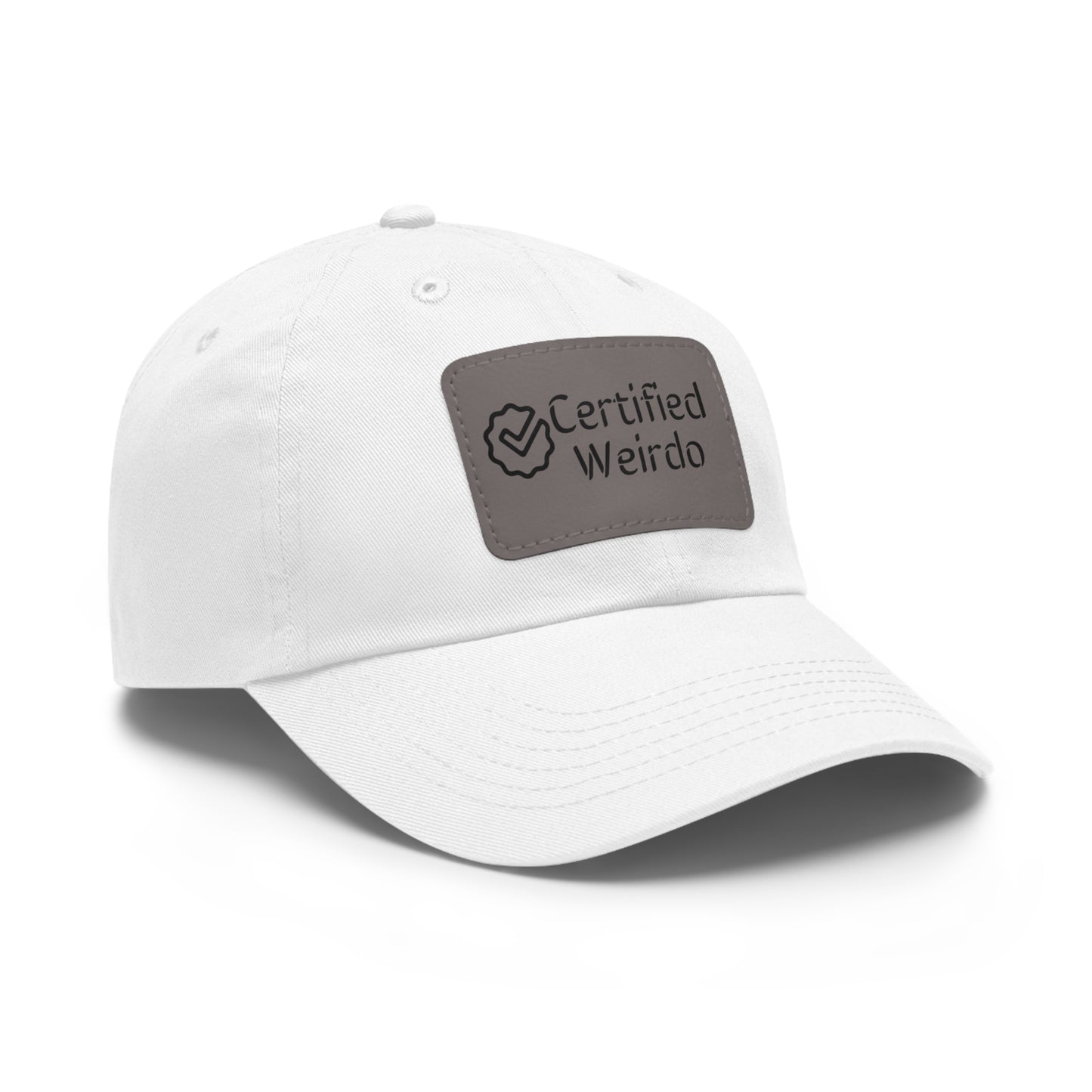 Certified Weirdo Hat with Leather Patch (Rectangle)