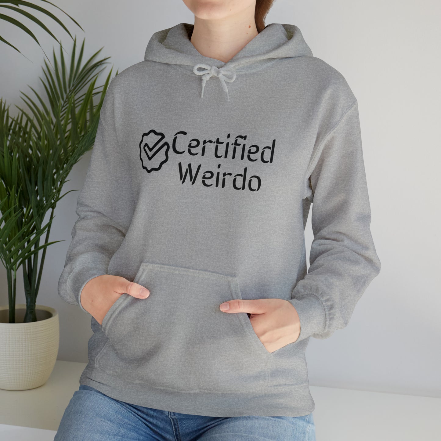 Certified Weirdo Hoodie | Unisex Heavy Blend™ Hooded Sweatshirt