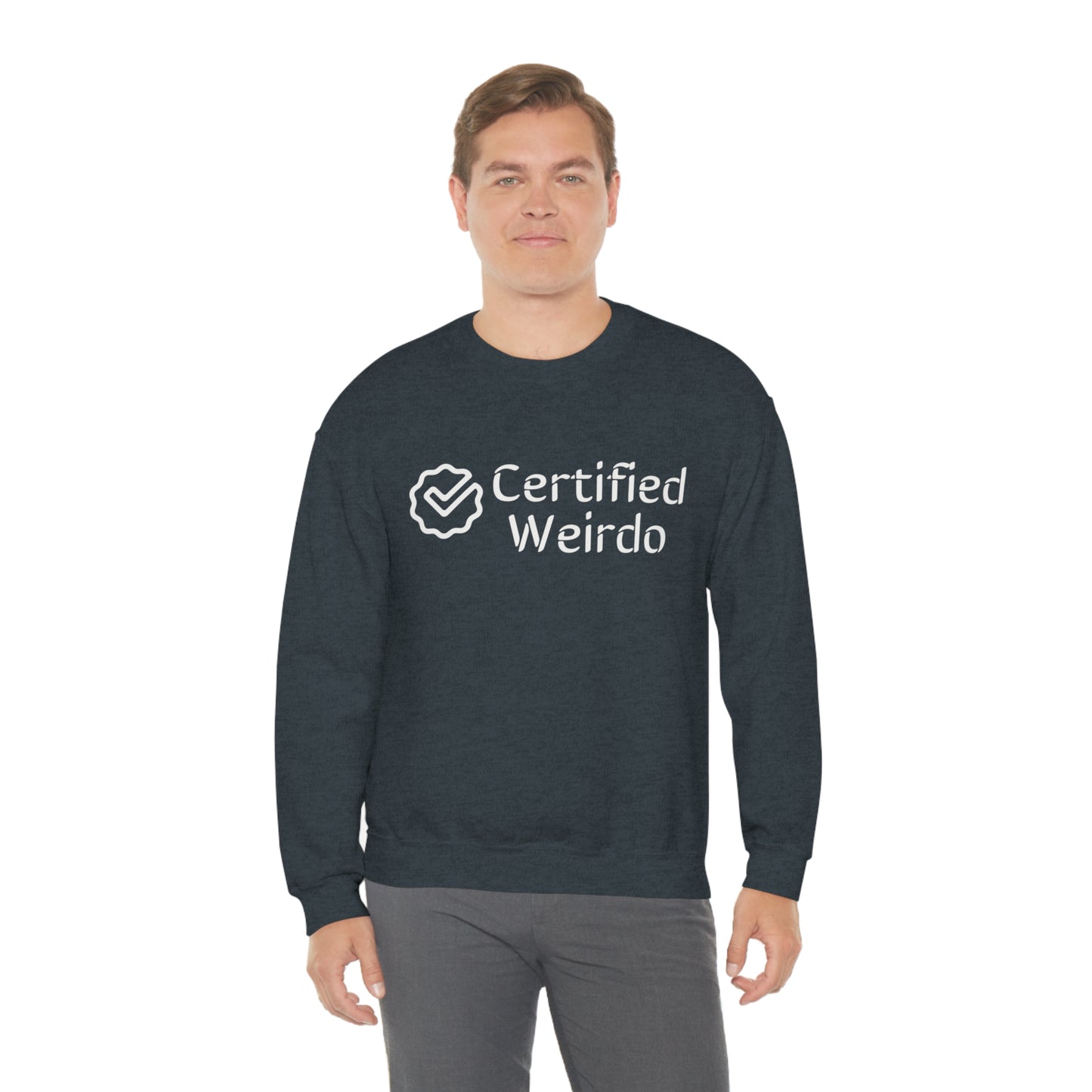 Certified Weirdo Sweatshirt | Unisex Heavy Blend™ Crewneck Sweatshirt