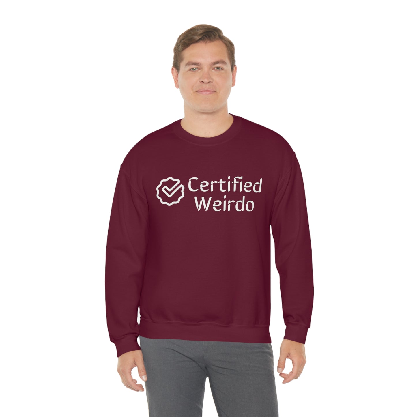 Certified Weirdo Sweatshirt | Unisex Heavy Blend™ Crewneck Sweatshirt