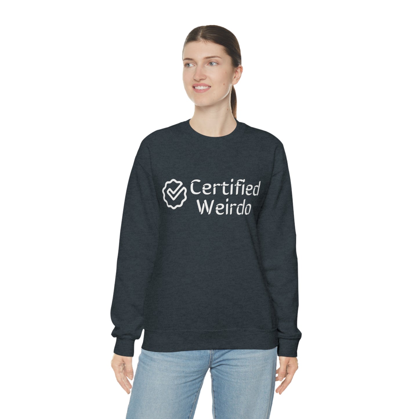 Certified Weirdo Sweatshirt | Unisex Heavy Blend™ Crewneck Sweatshirt