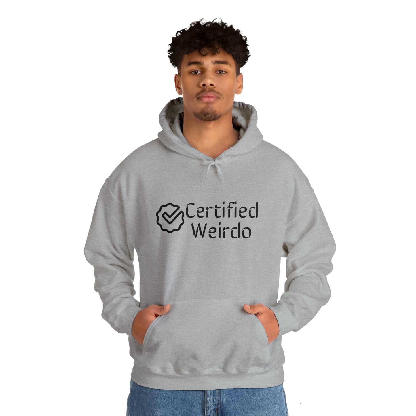 Certified Weirdo Hoodie | Unisex Heavy Blend™ Hooded Sweatshirt